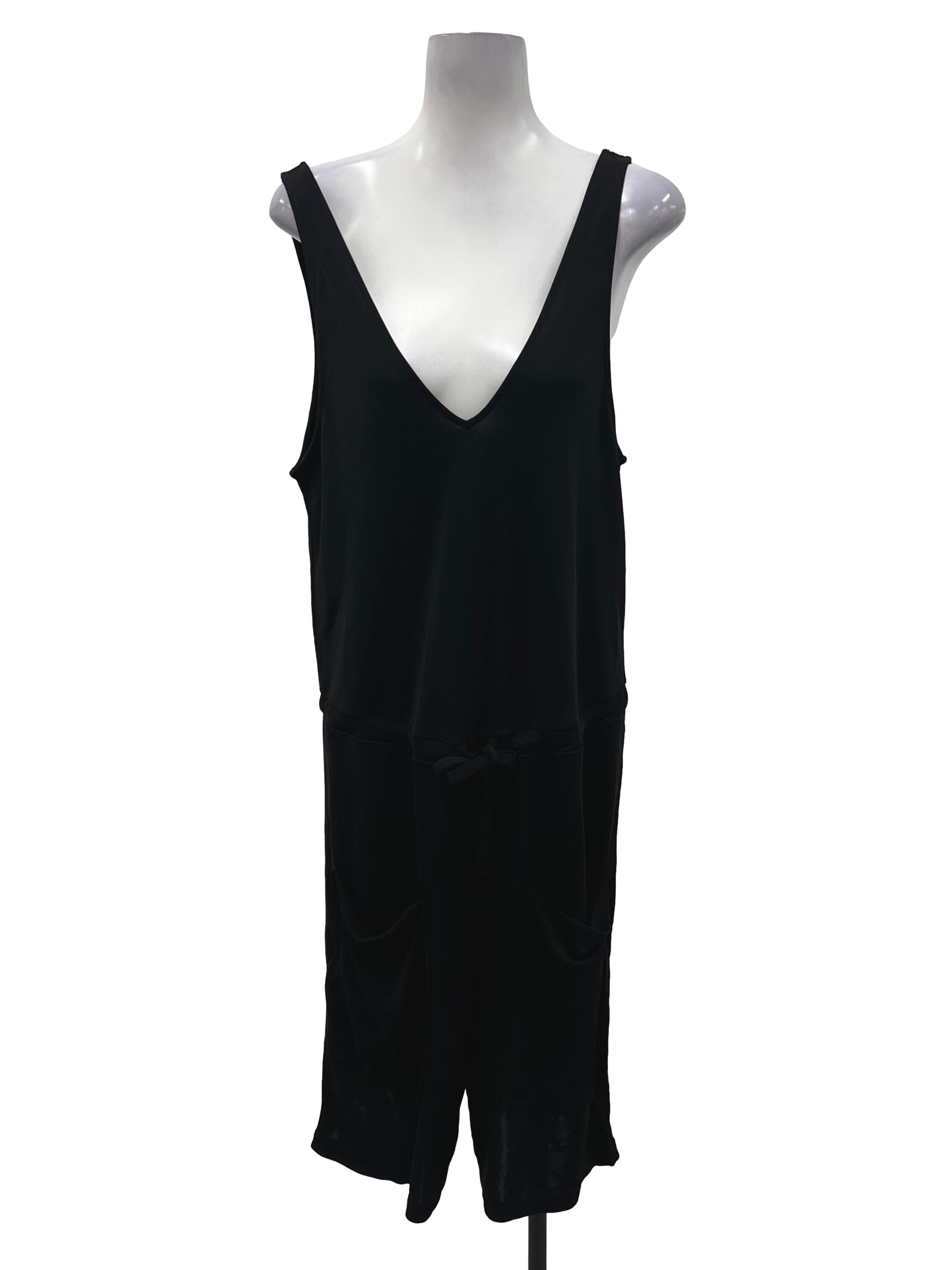 & Other Stories Black Sleeveless Romper 