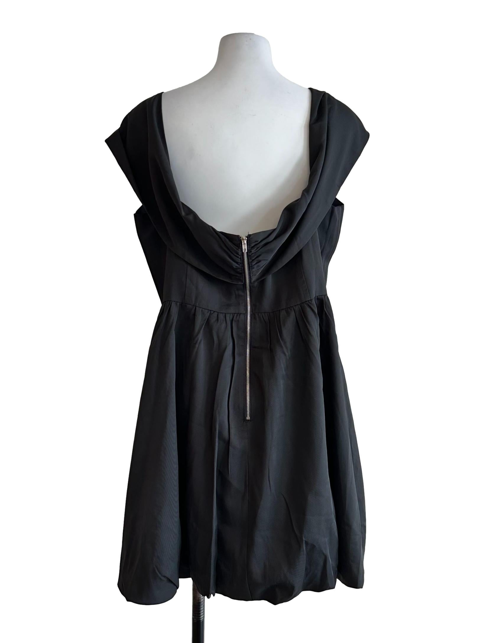 Black Sleeveless Mini Dress