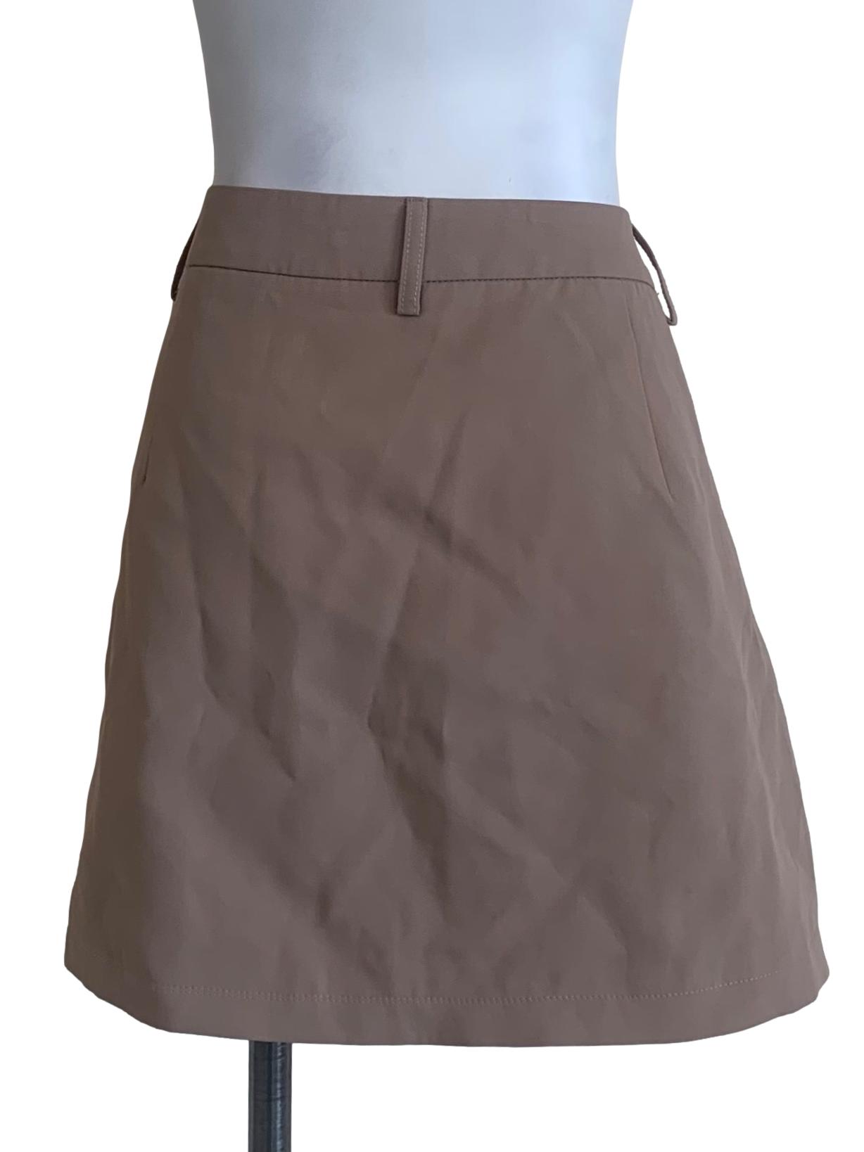 Peanut Brown A-Line Skorts