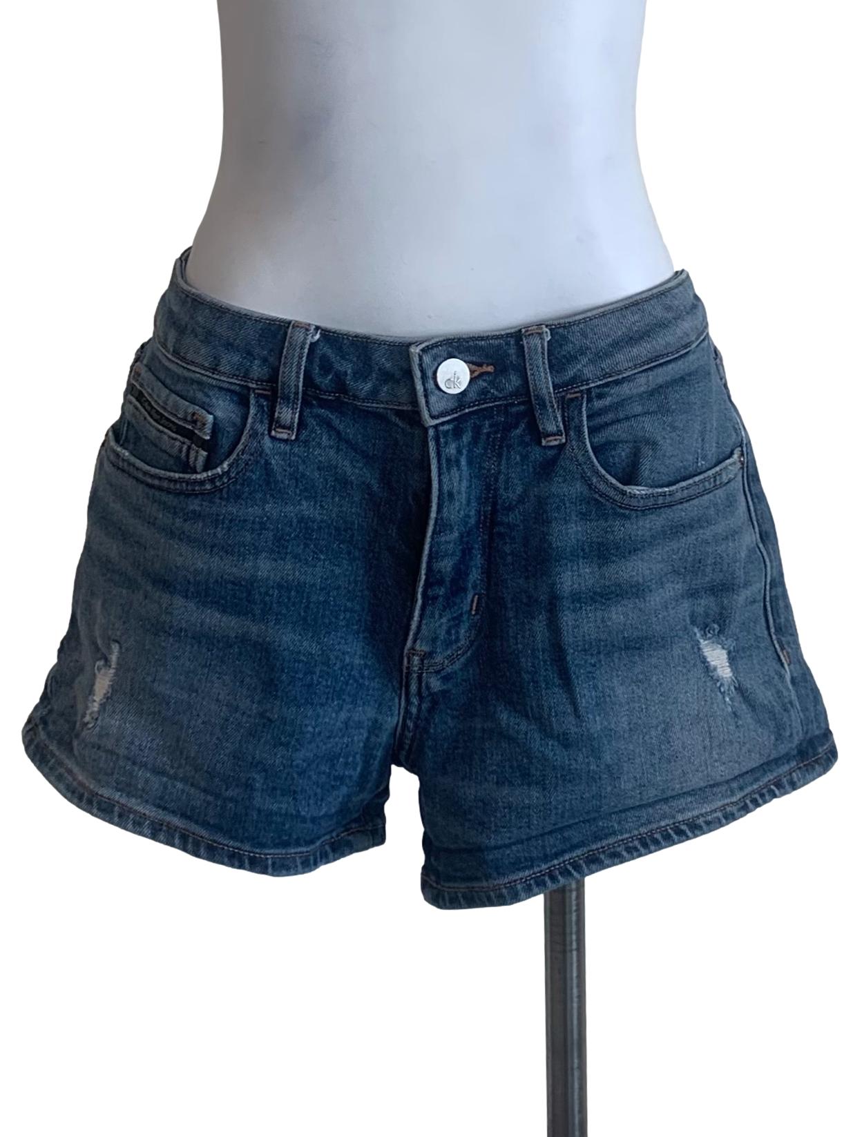 Spruce Blue Denim Shorts
