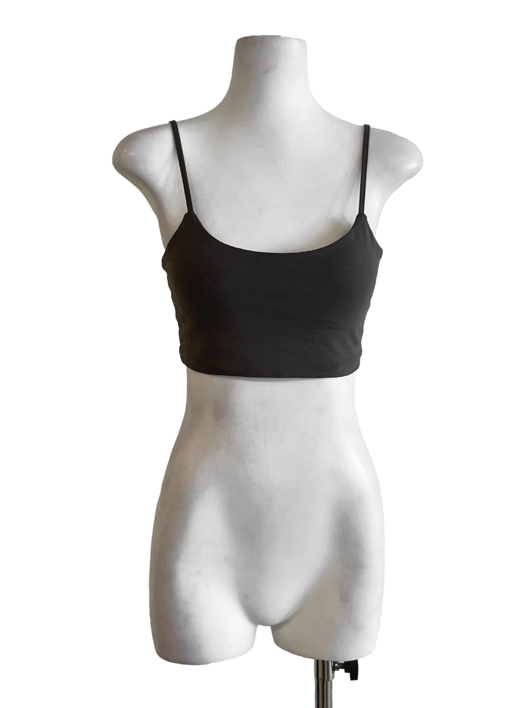 Ash Grey Crop Top TTR