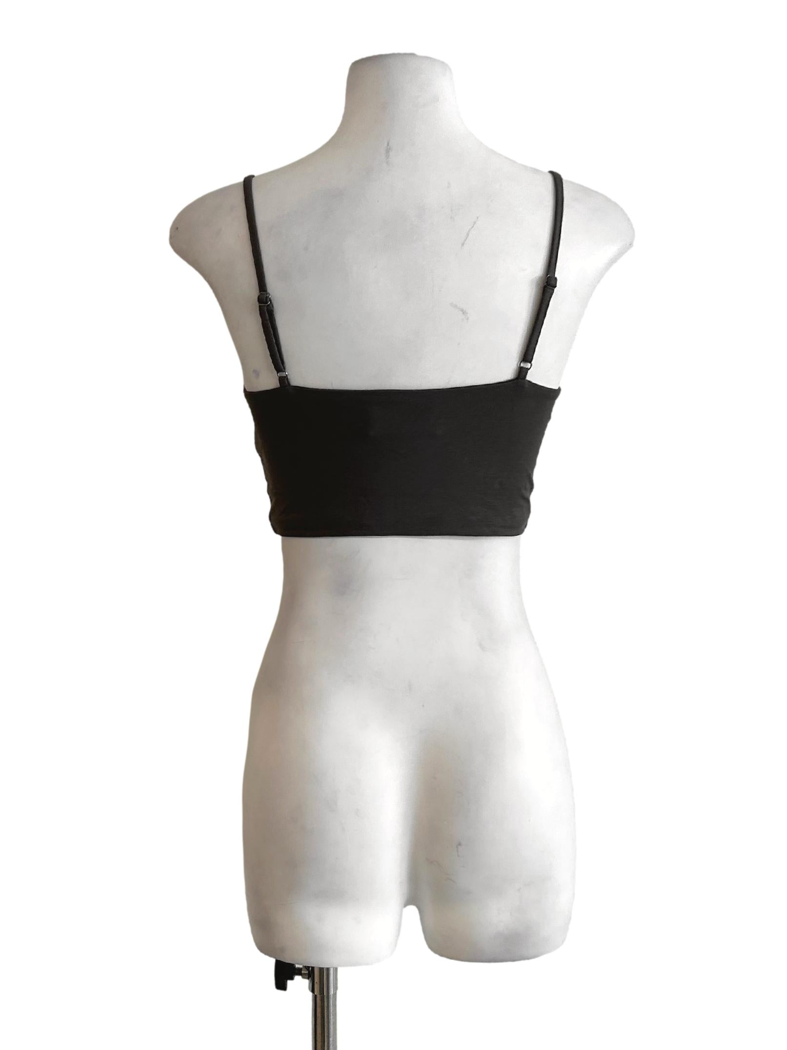 Ash Grey Crop Top TTR