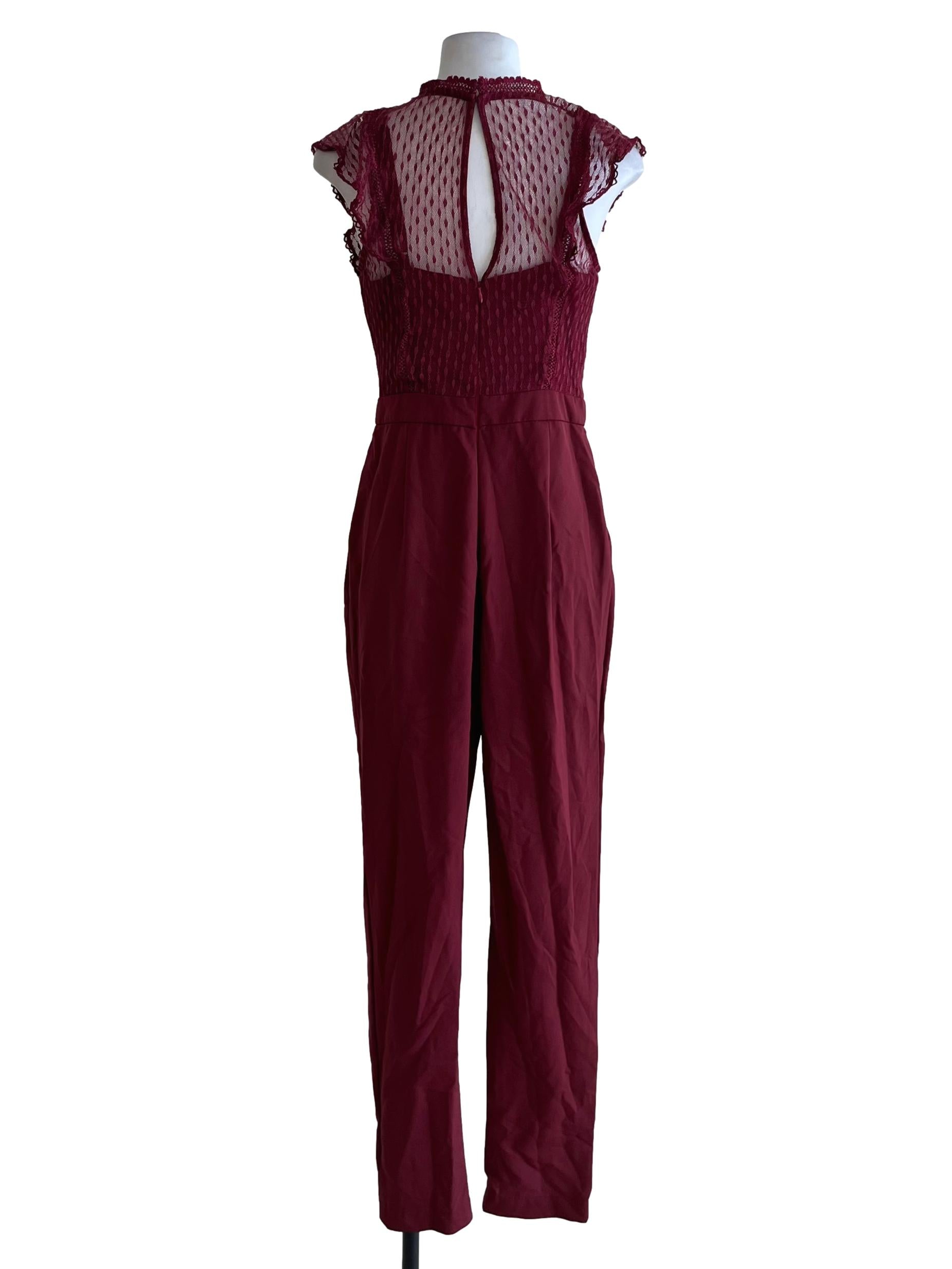 Jam Purple Lace Jumpsuit