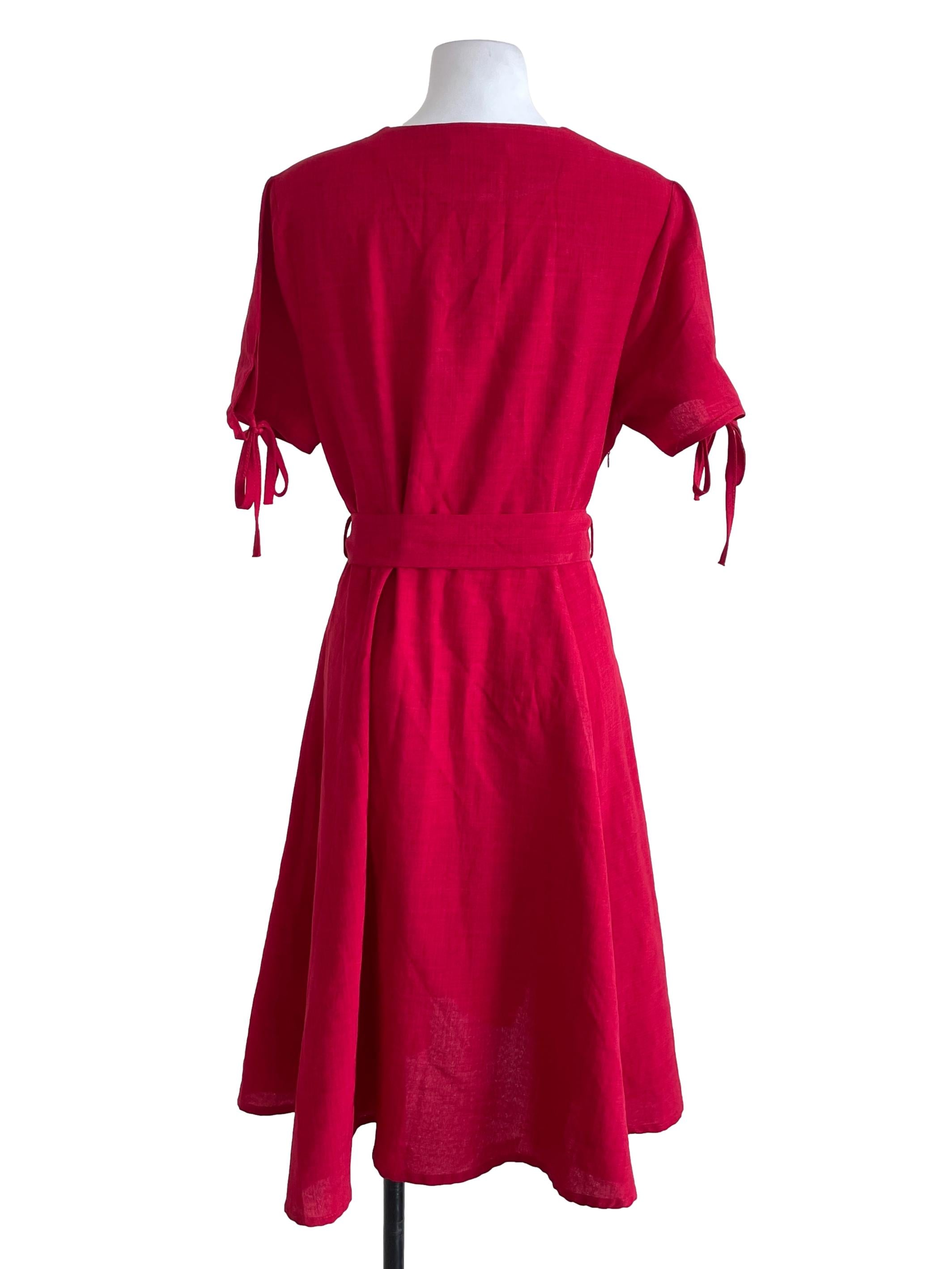 Fond Ruby Red Flip Dress | REFASH