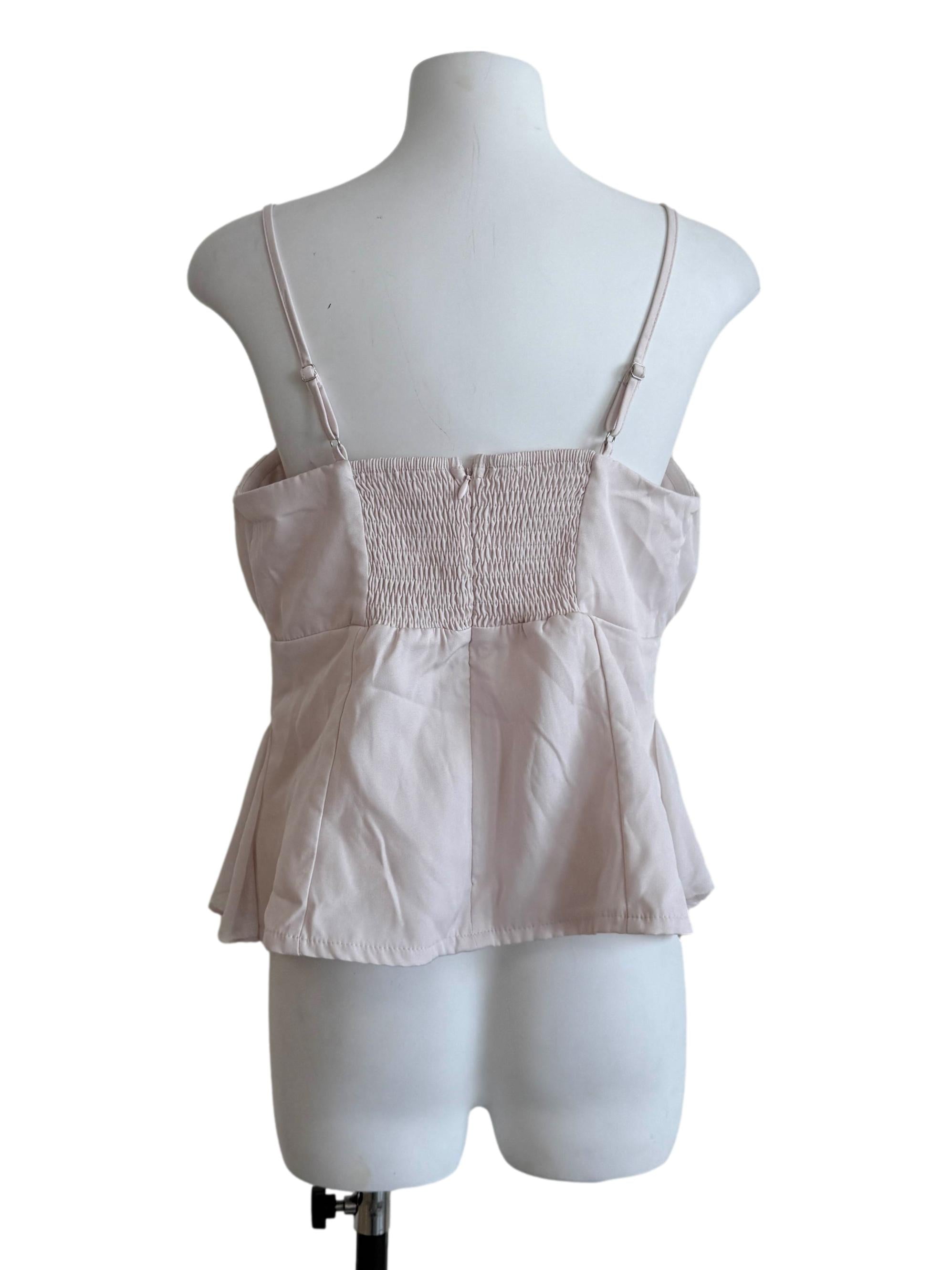 Lemonade Pink Spaghetti Strap Top