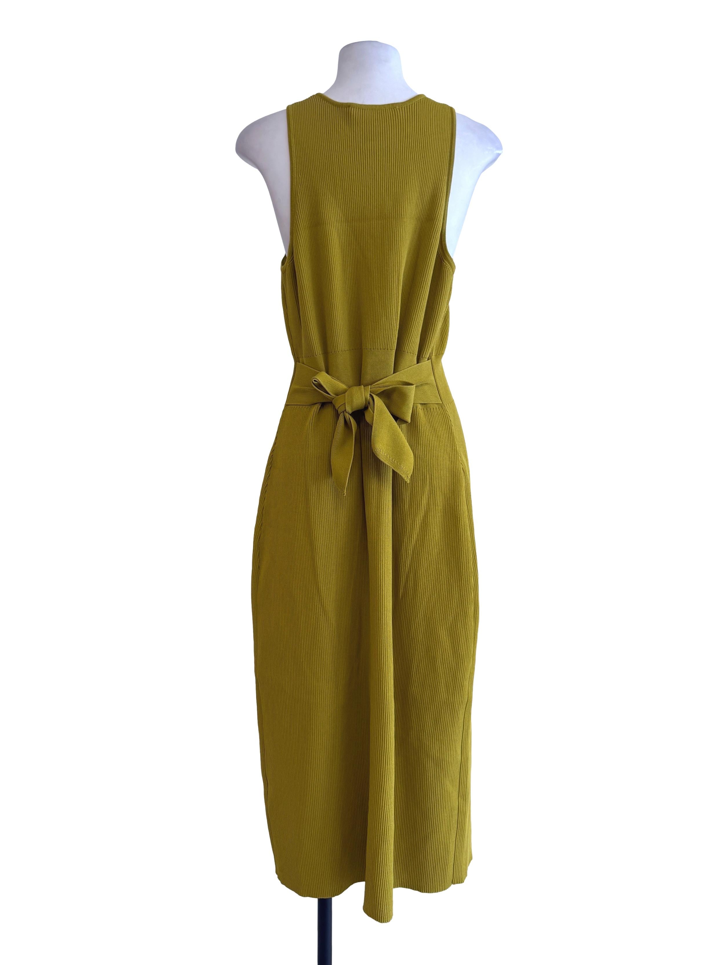 Mustard Yellow Sleeveless Dress LB