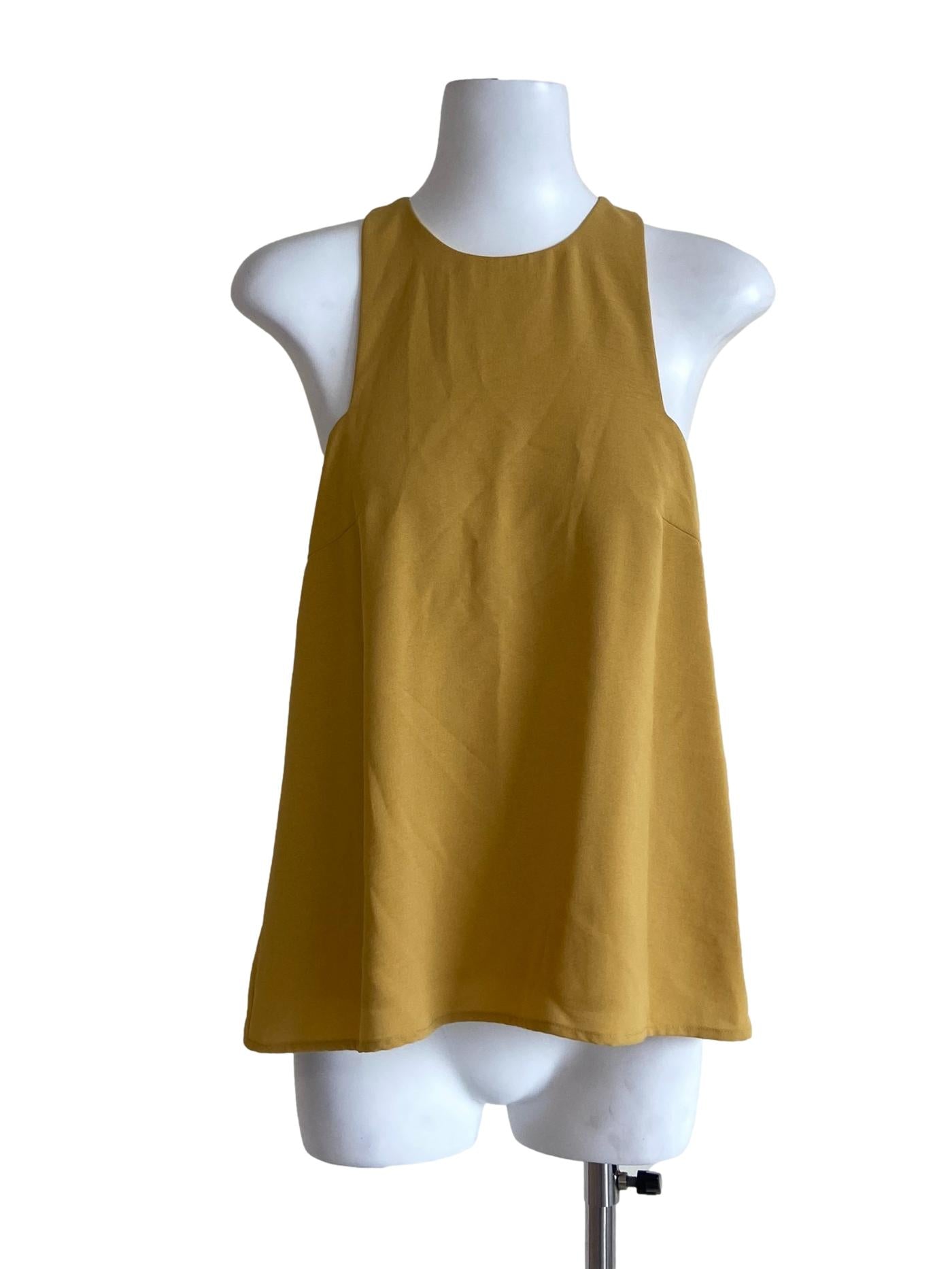 Canary Yellow Sleeveless Top OSN