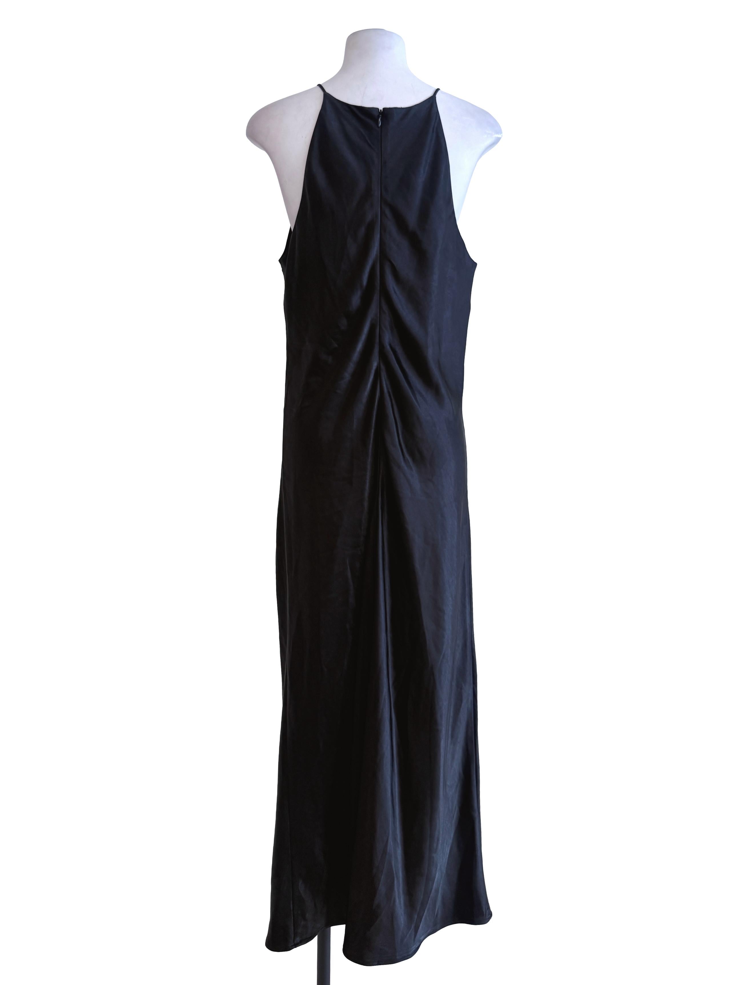 Black Sleeveless Long Dress LB