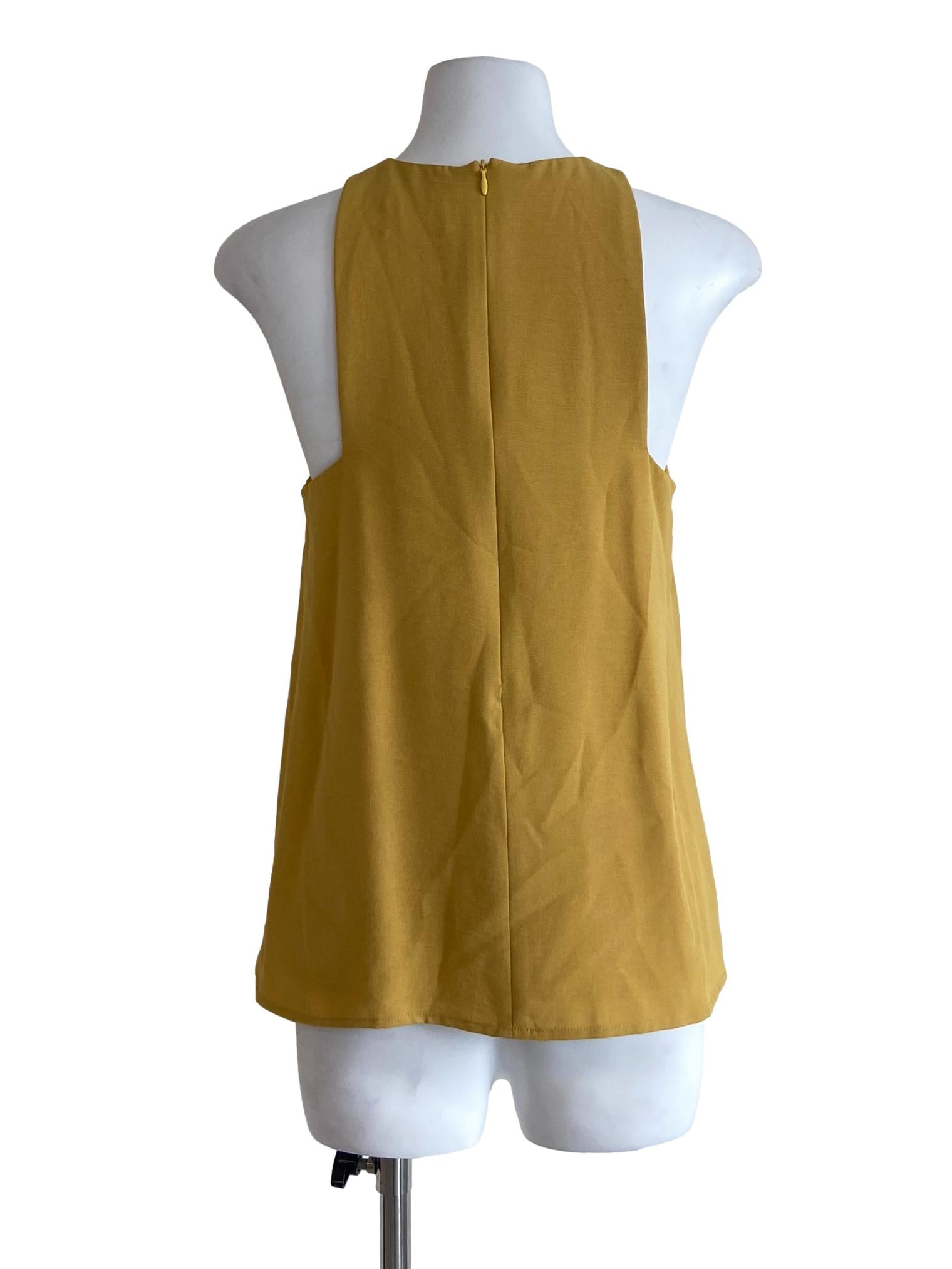 Canary Yellow Sleeveless Top OSN