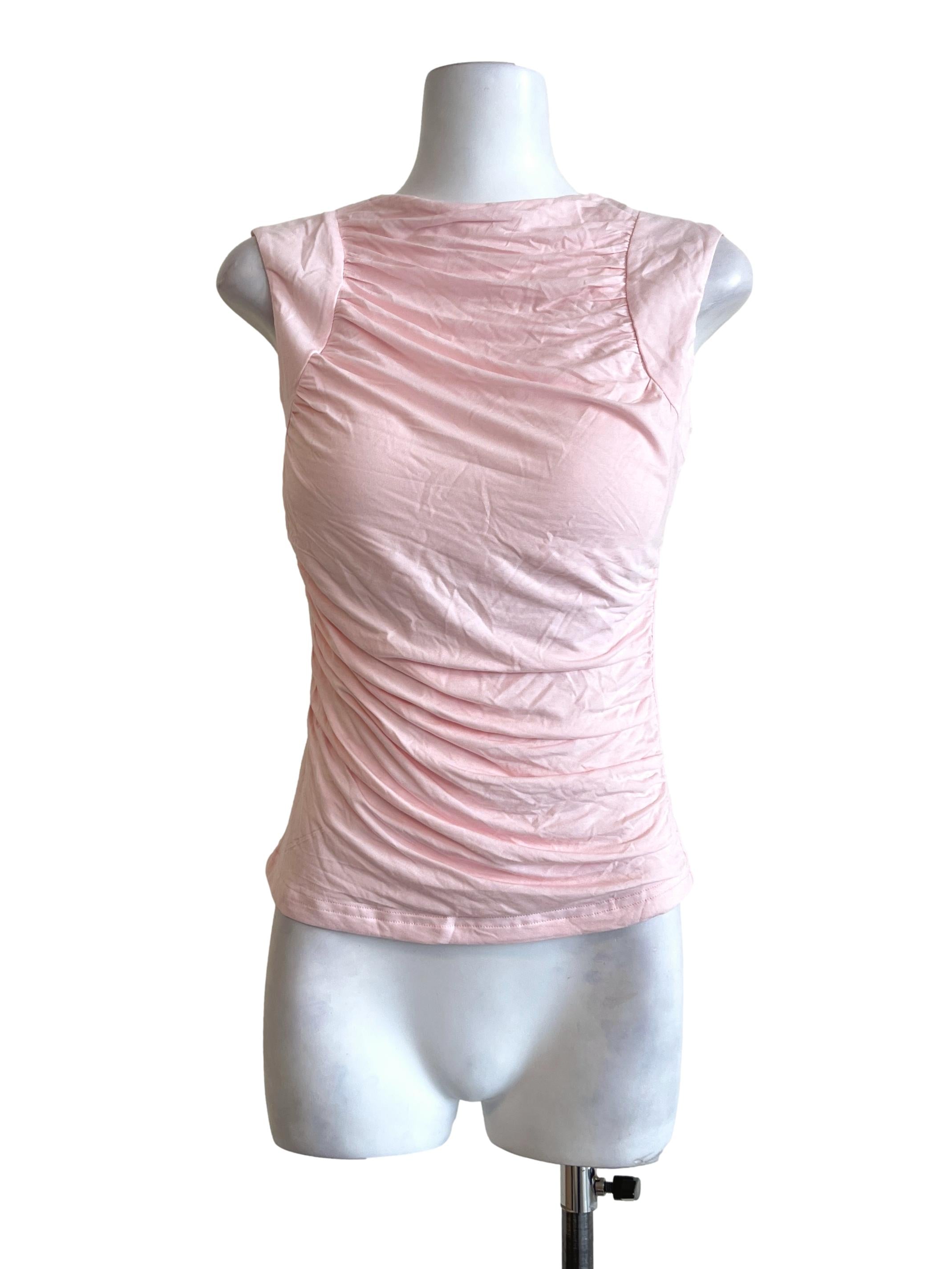 Lemonade Pink Sabrina Sleeveless Top