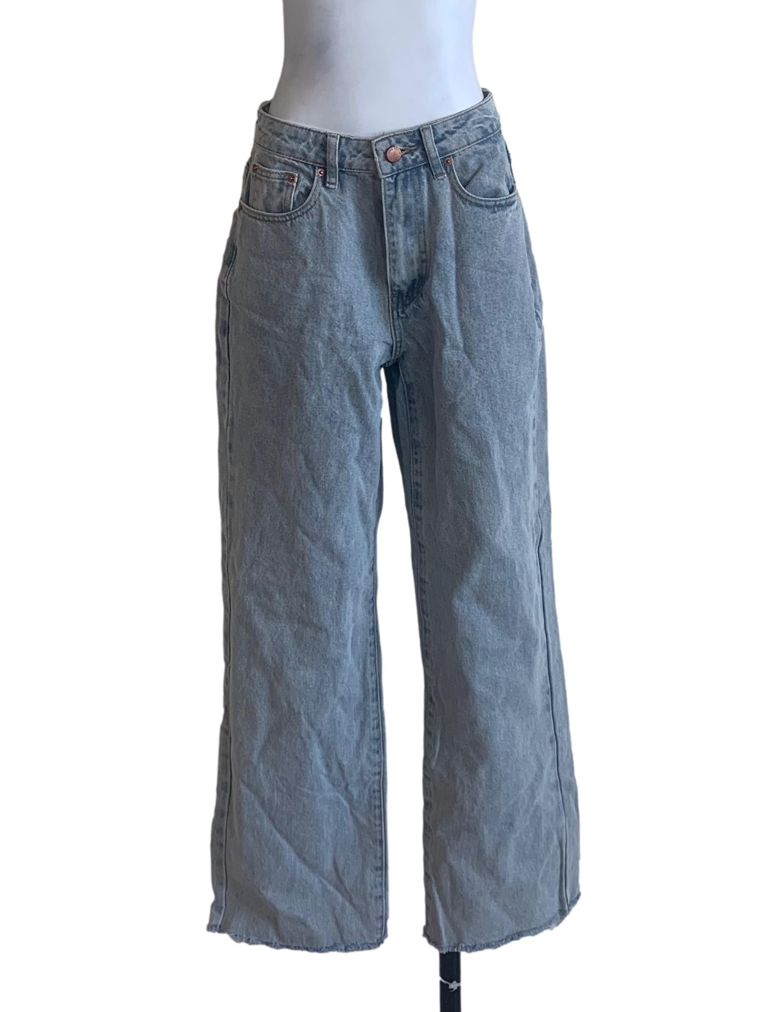 Stone Blue Straight Fit Jeans