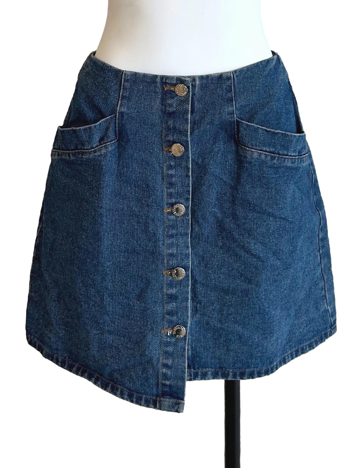 Deep Blue Denim Skirt TCL