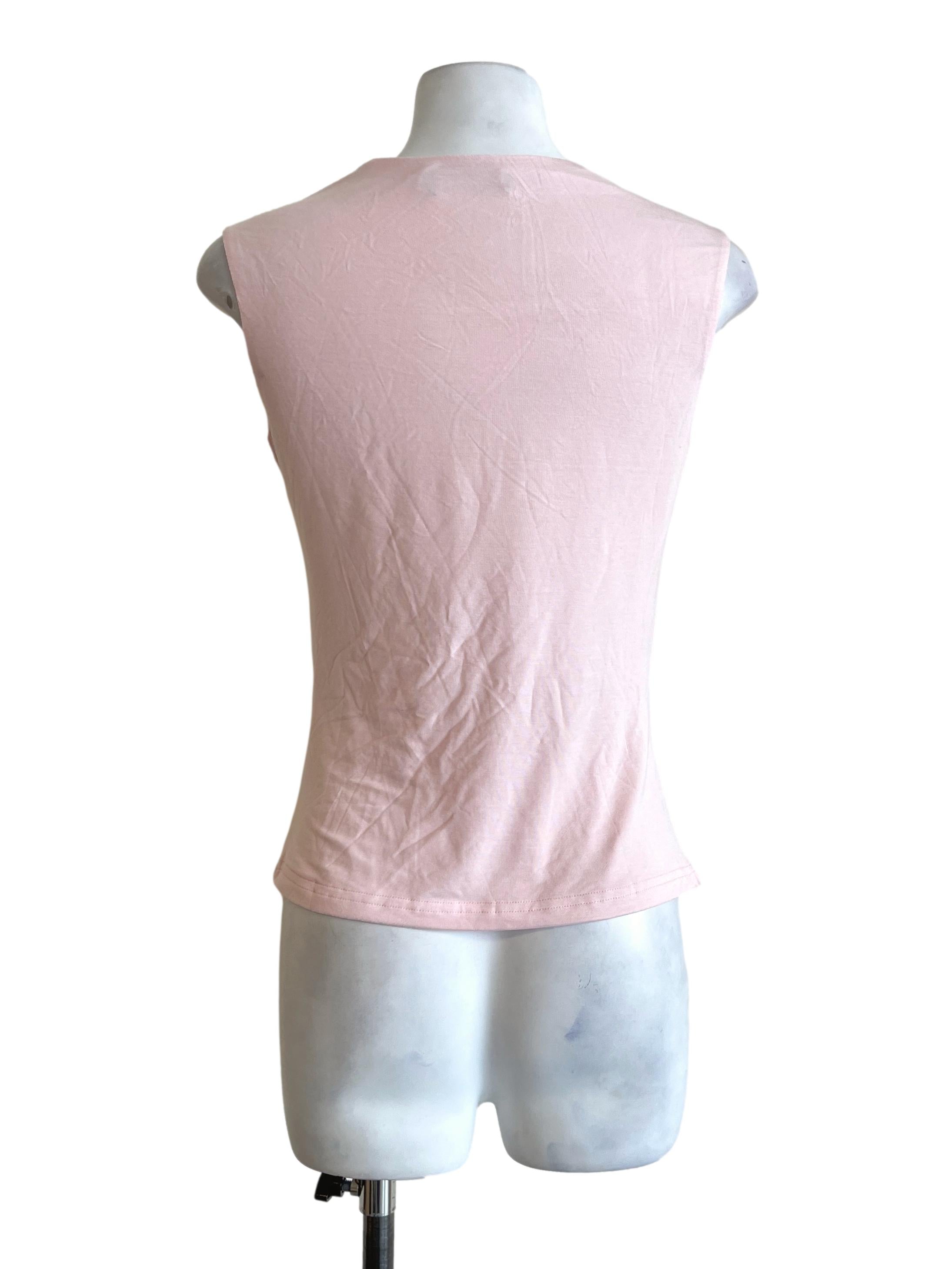 Lemonade Pink Sabrina Sleeveless Top