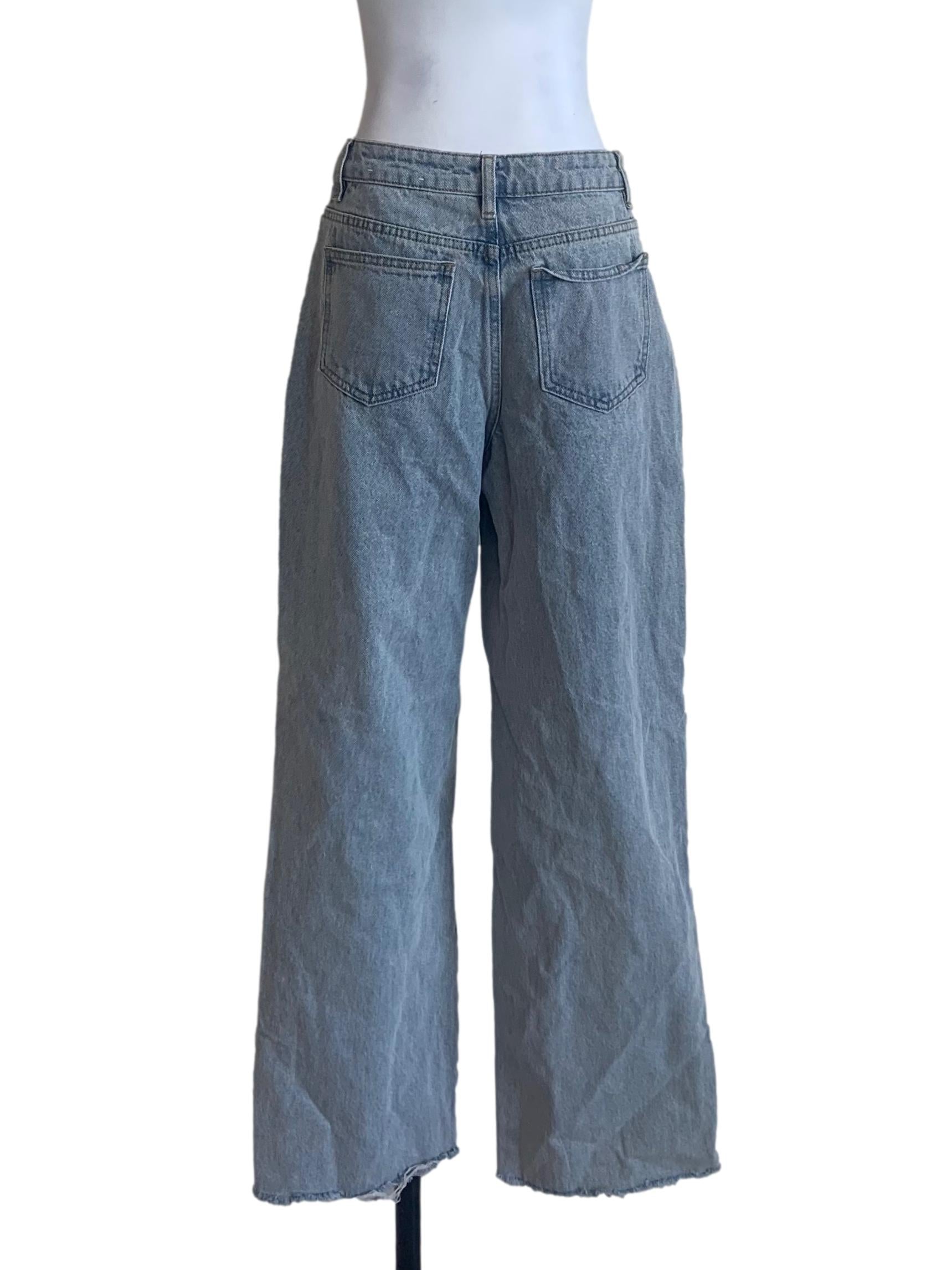 Stone Blue Straight Fit Jeans