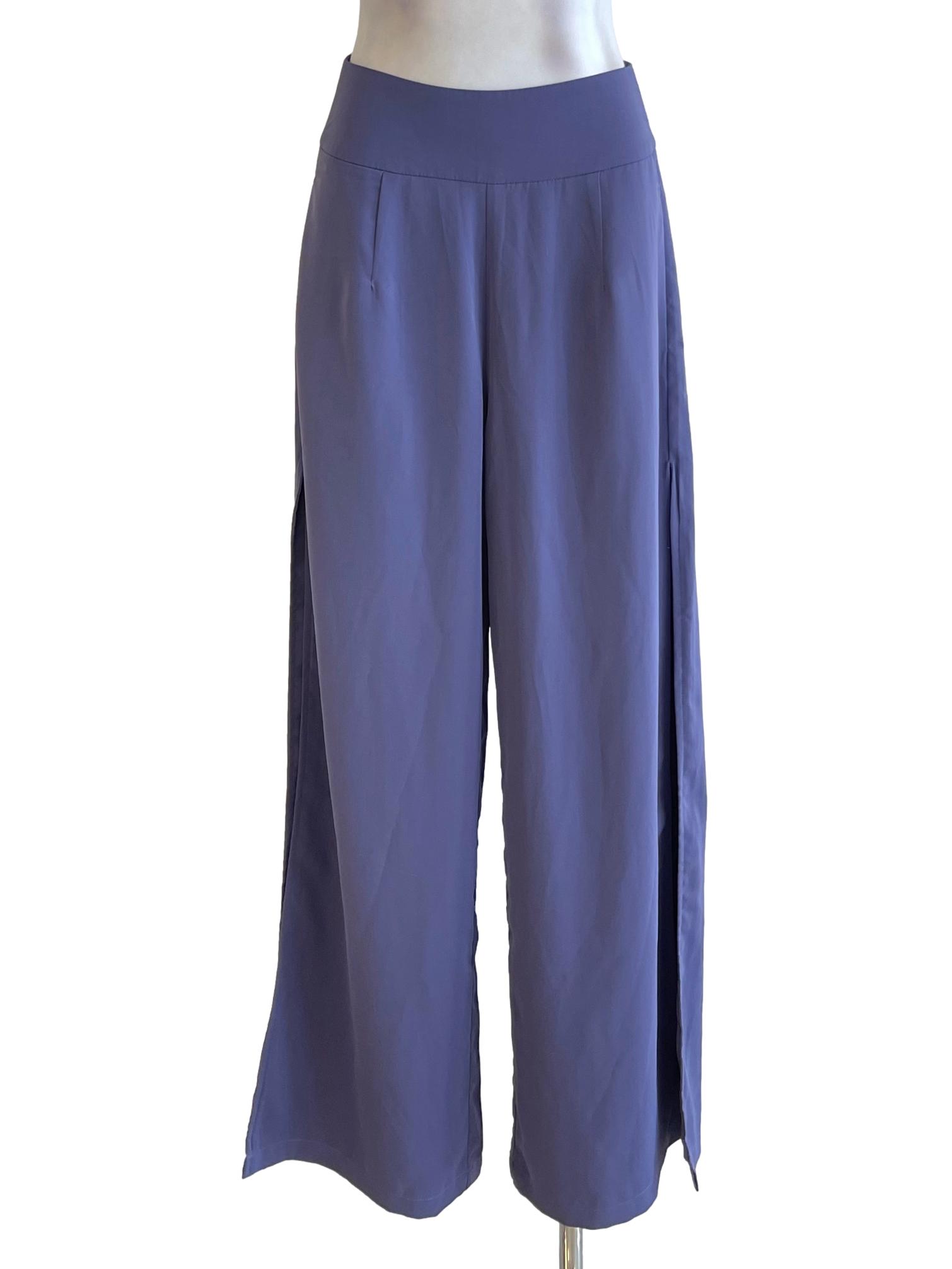 Purple Slit Loose Palazzo YHF