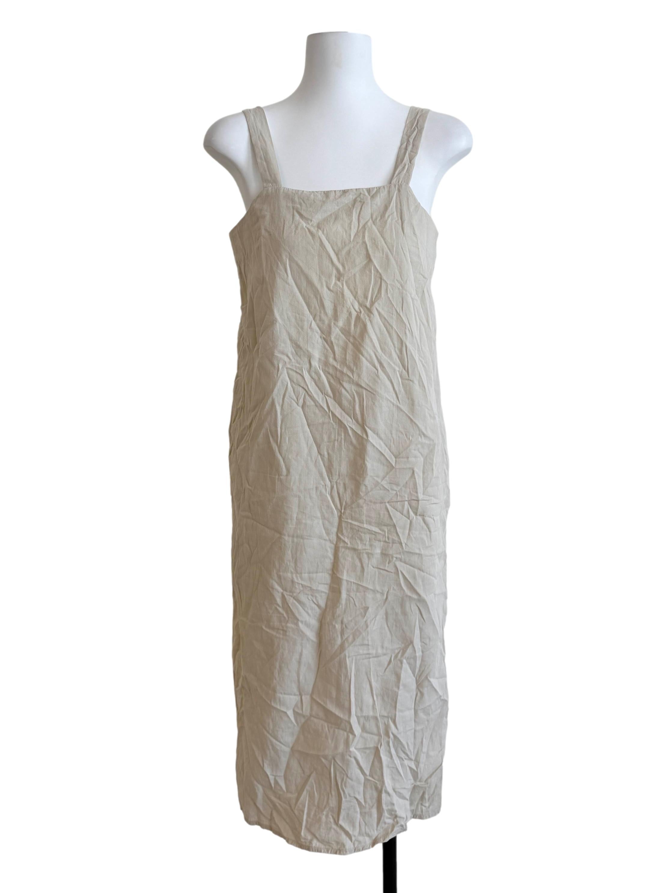 Parchment Beige Tunic Dress