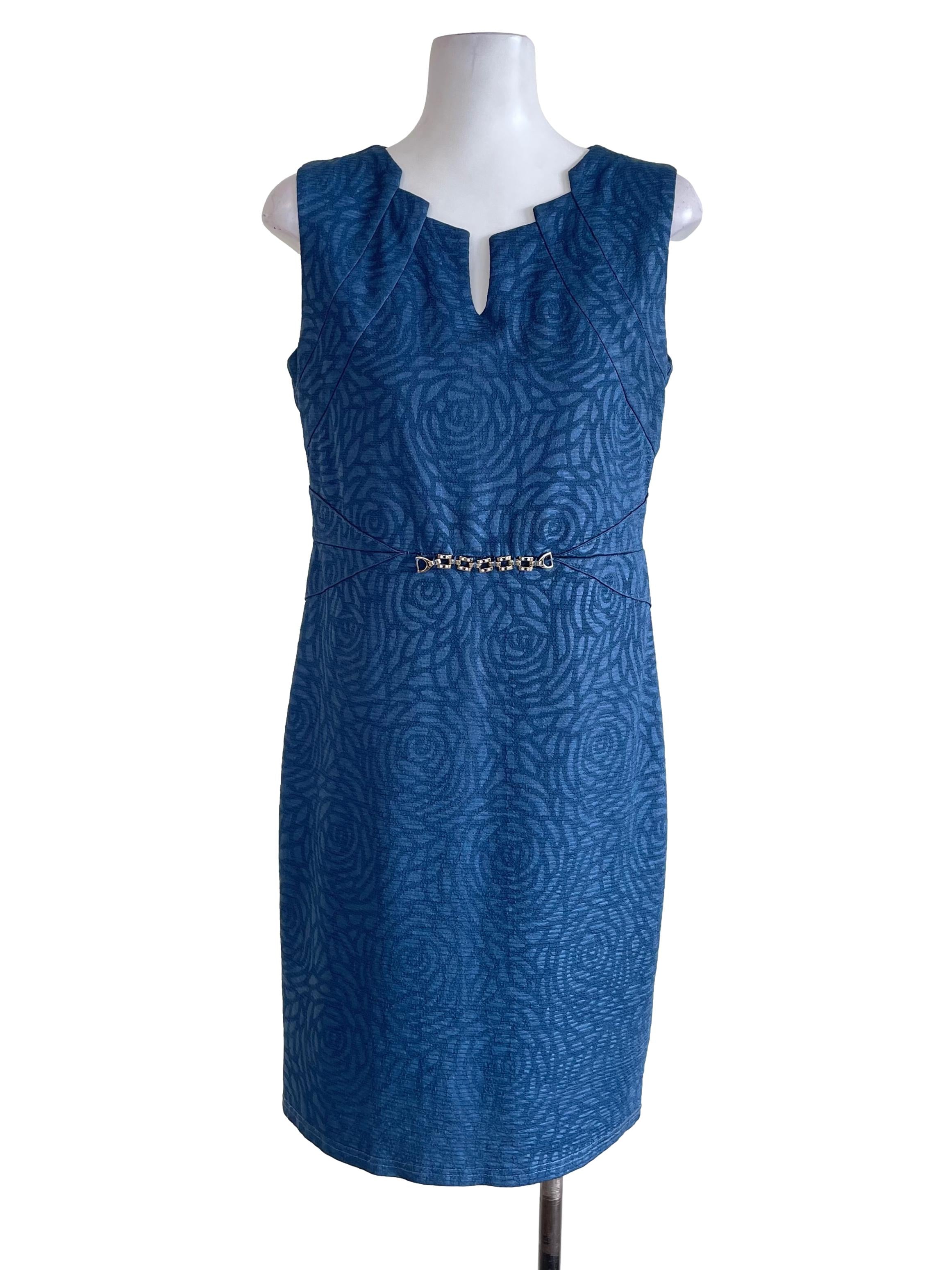 Oamc Blue Chained Sheath Dress | REFASH