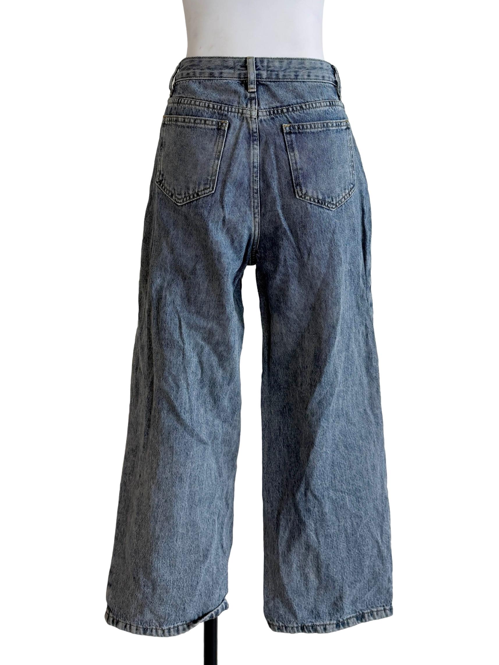 Denim Blue Petite Straight Jeans