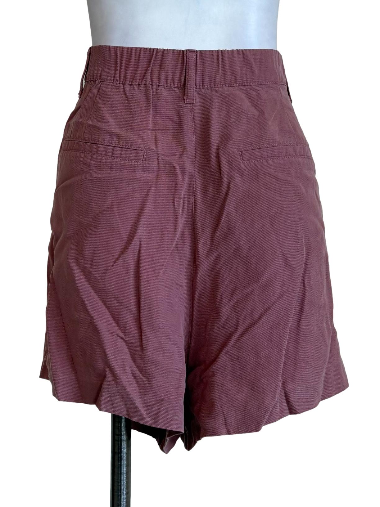 Mauve Denim Shorts