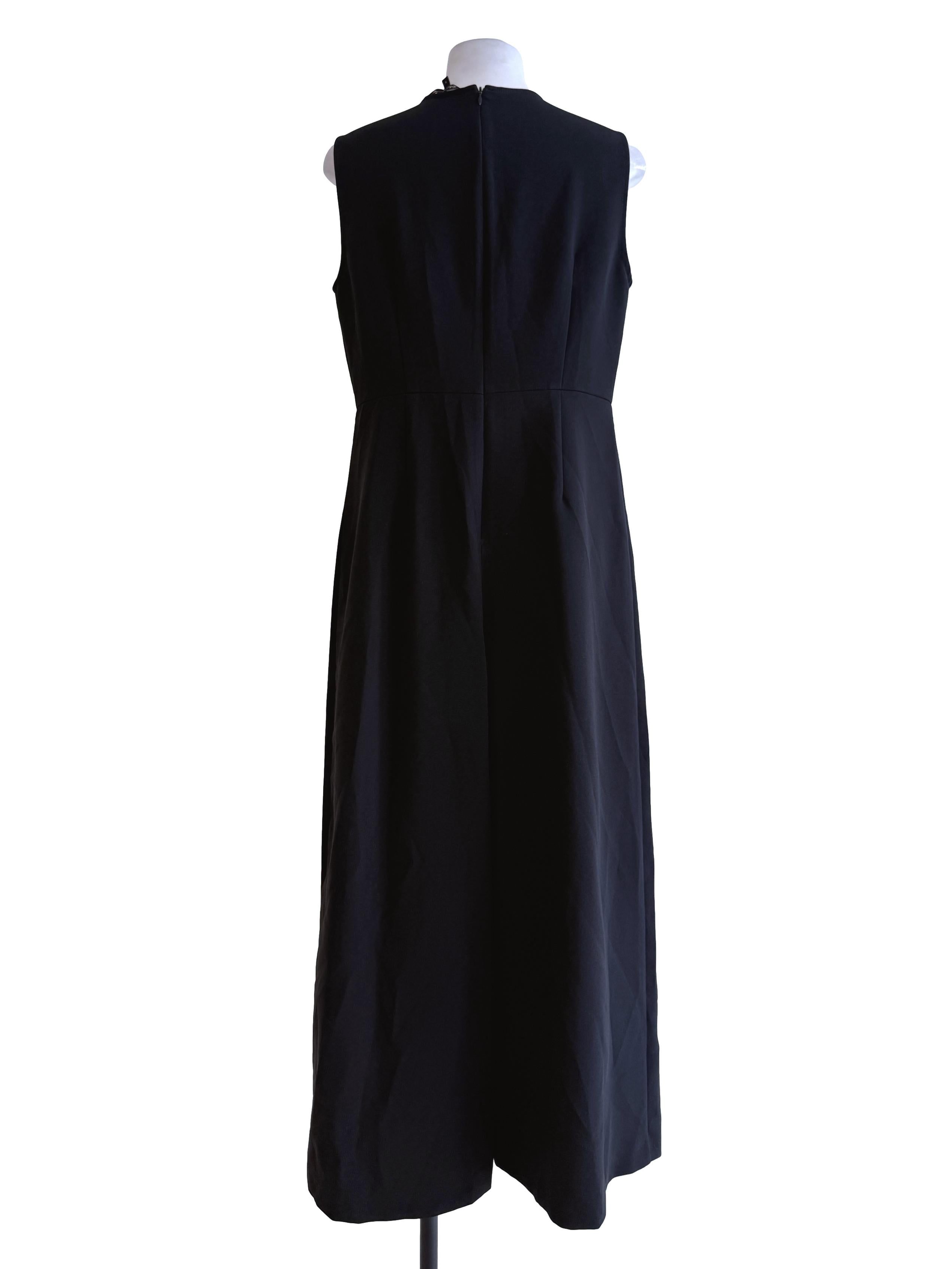 Black Sleeveless Jumpsuits