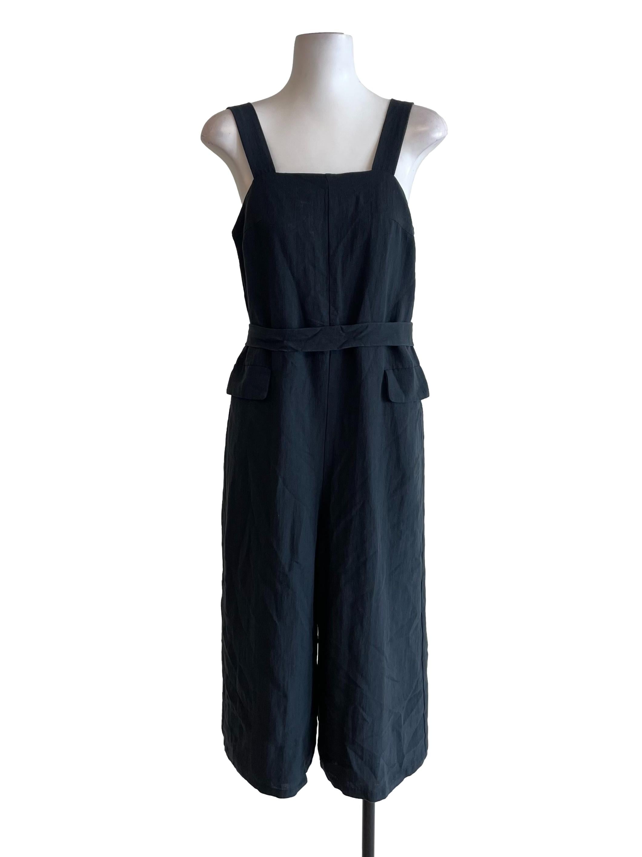 Charcoal Thick Strap Jumpsuit