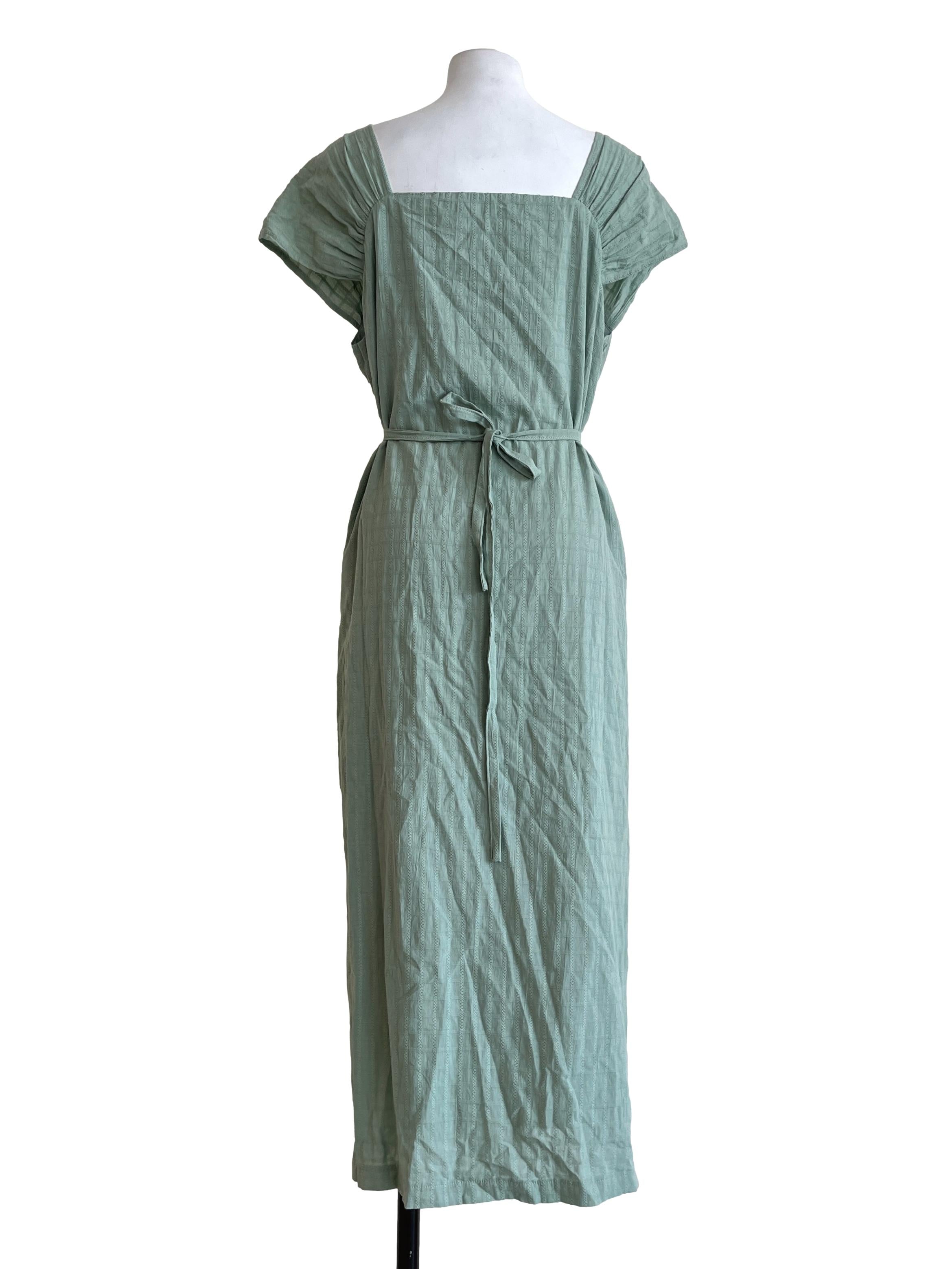 Pistachio Green Square Shift Dress