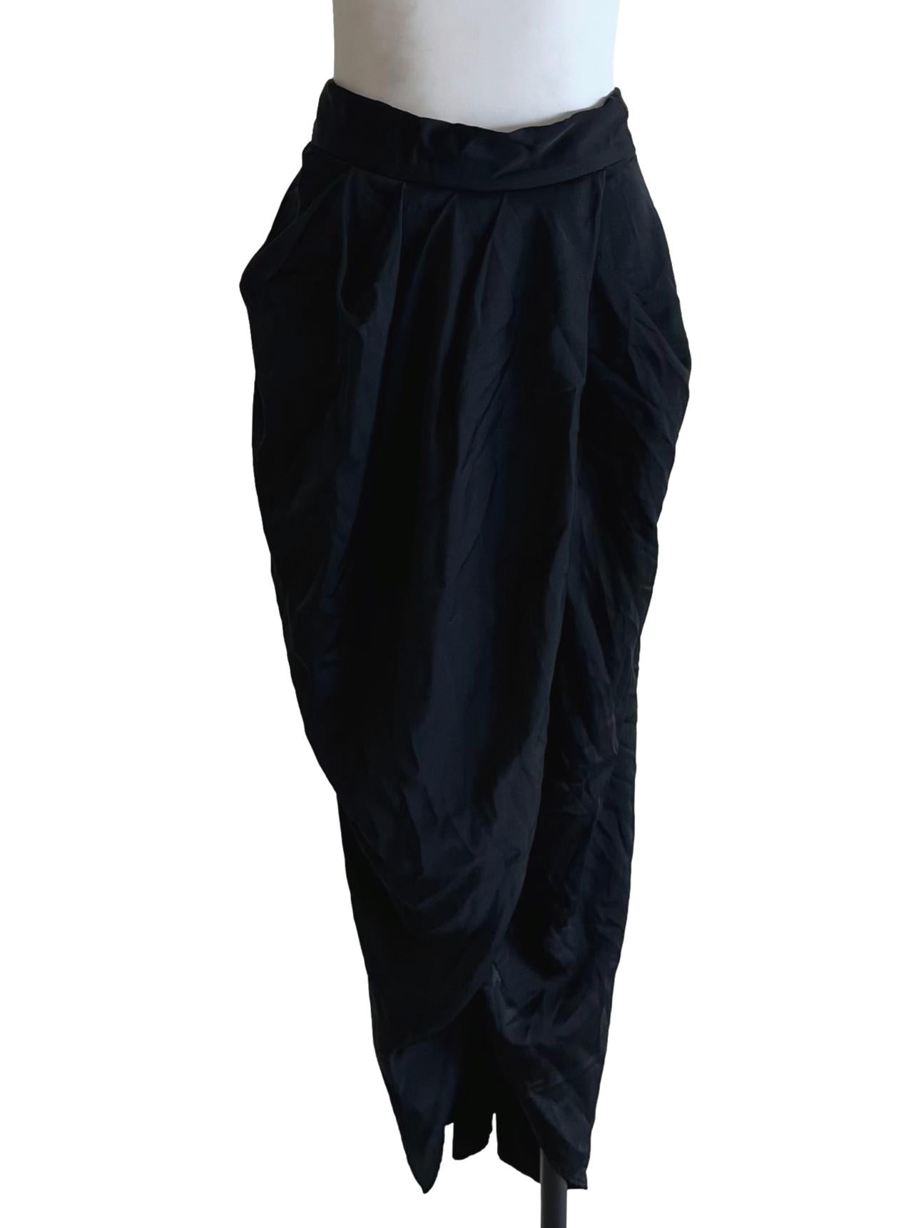 Black High Waisted Pencil Skirt