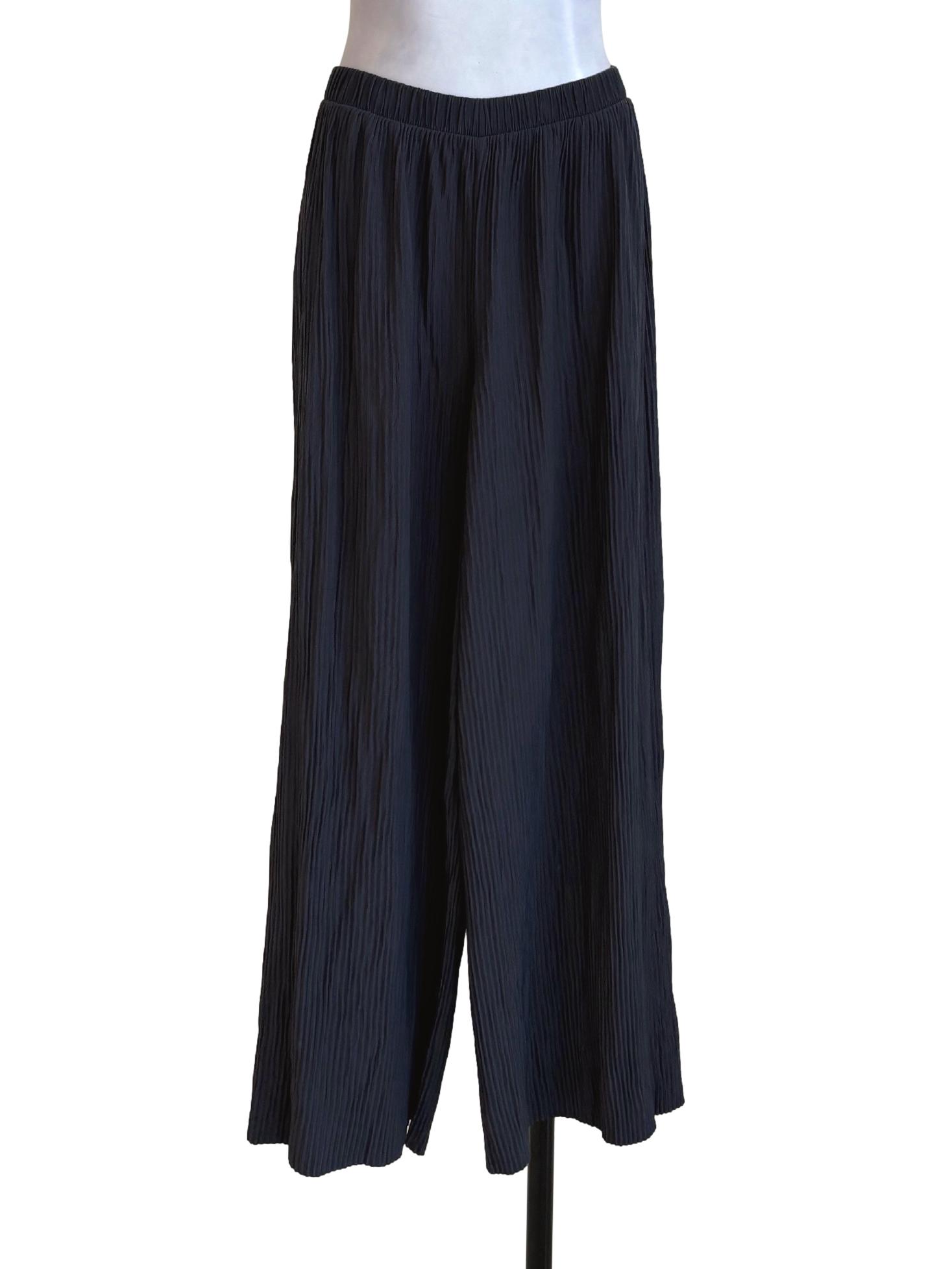 Porpoise Grey Pleated Palazzo