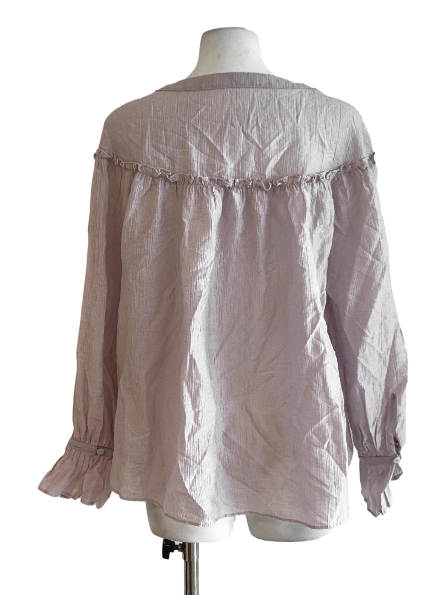 Periwinkle Textured Blouse LB