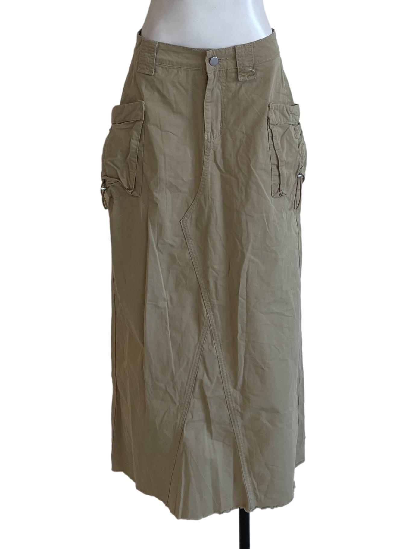 Sandy Brown A Lined Skirt