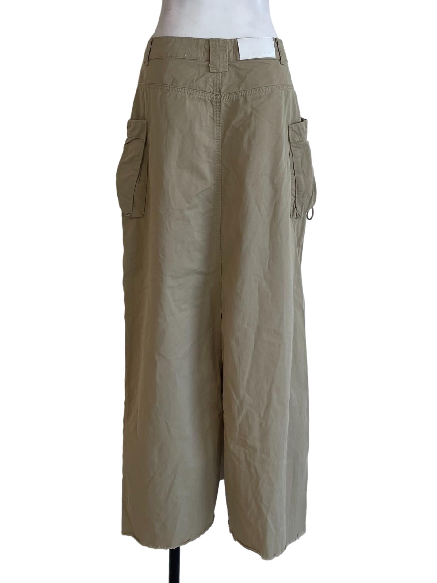 Sandy Brown A Lined Skirt