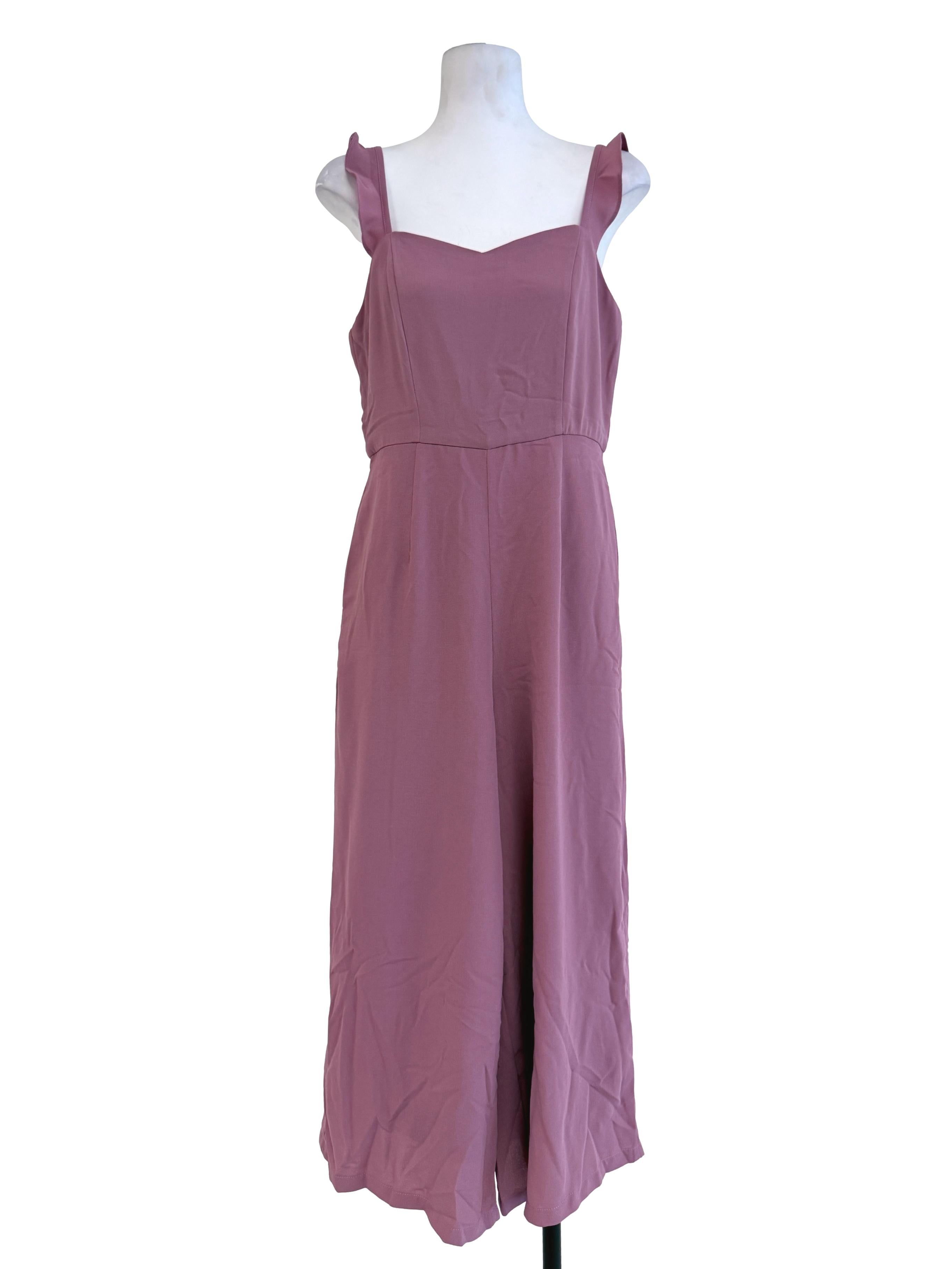 Pink Sleeveless Jumpsuits