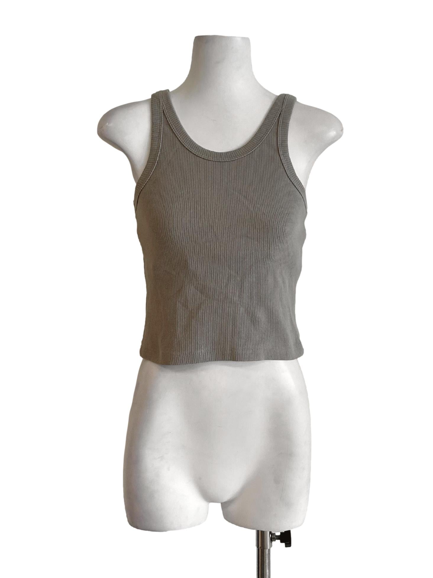 Dirt Brown Rib Top