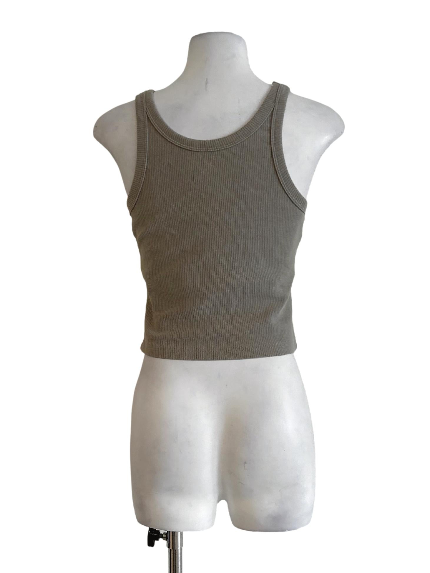 Dirt Brown Rib Top
