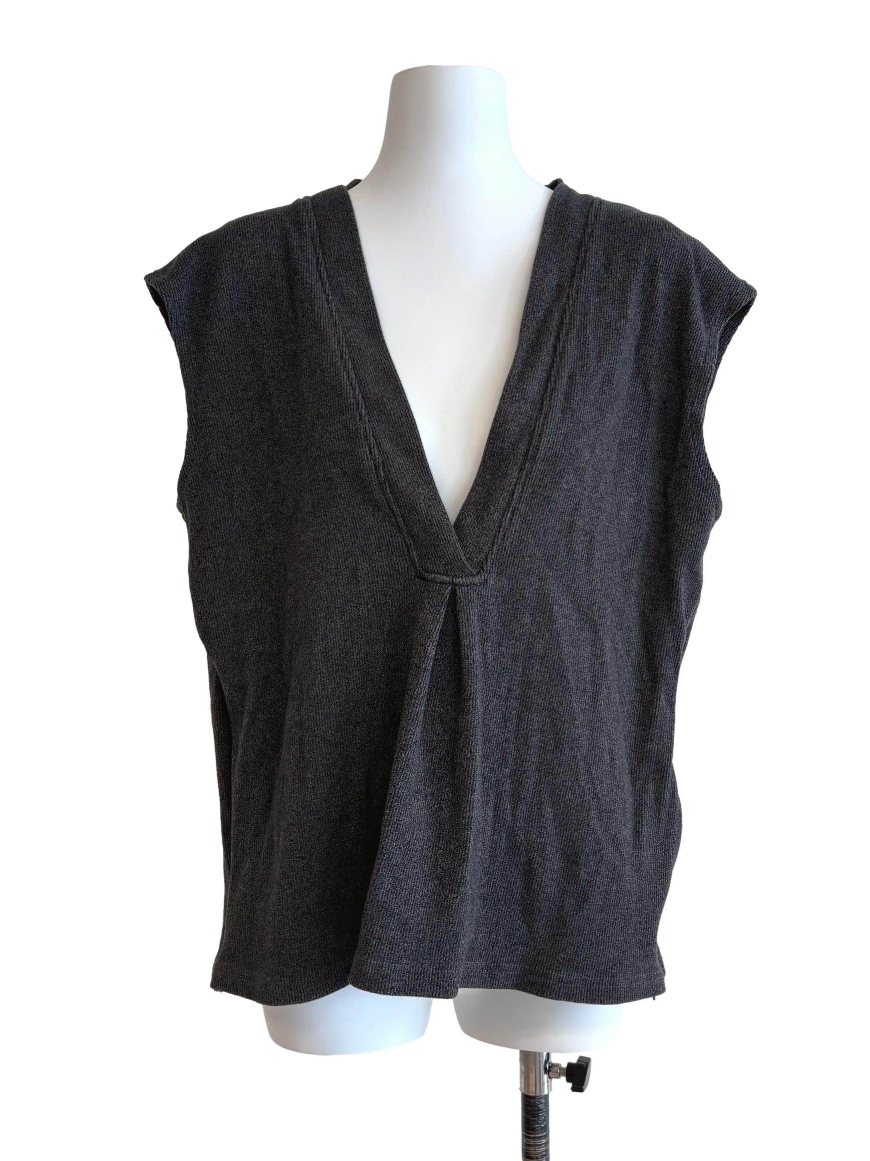 Shadow Grey Knit Vest