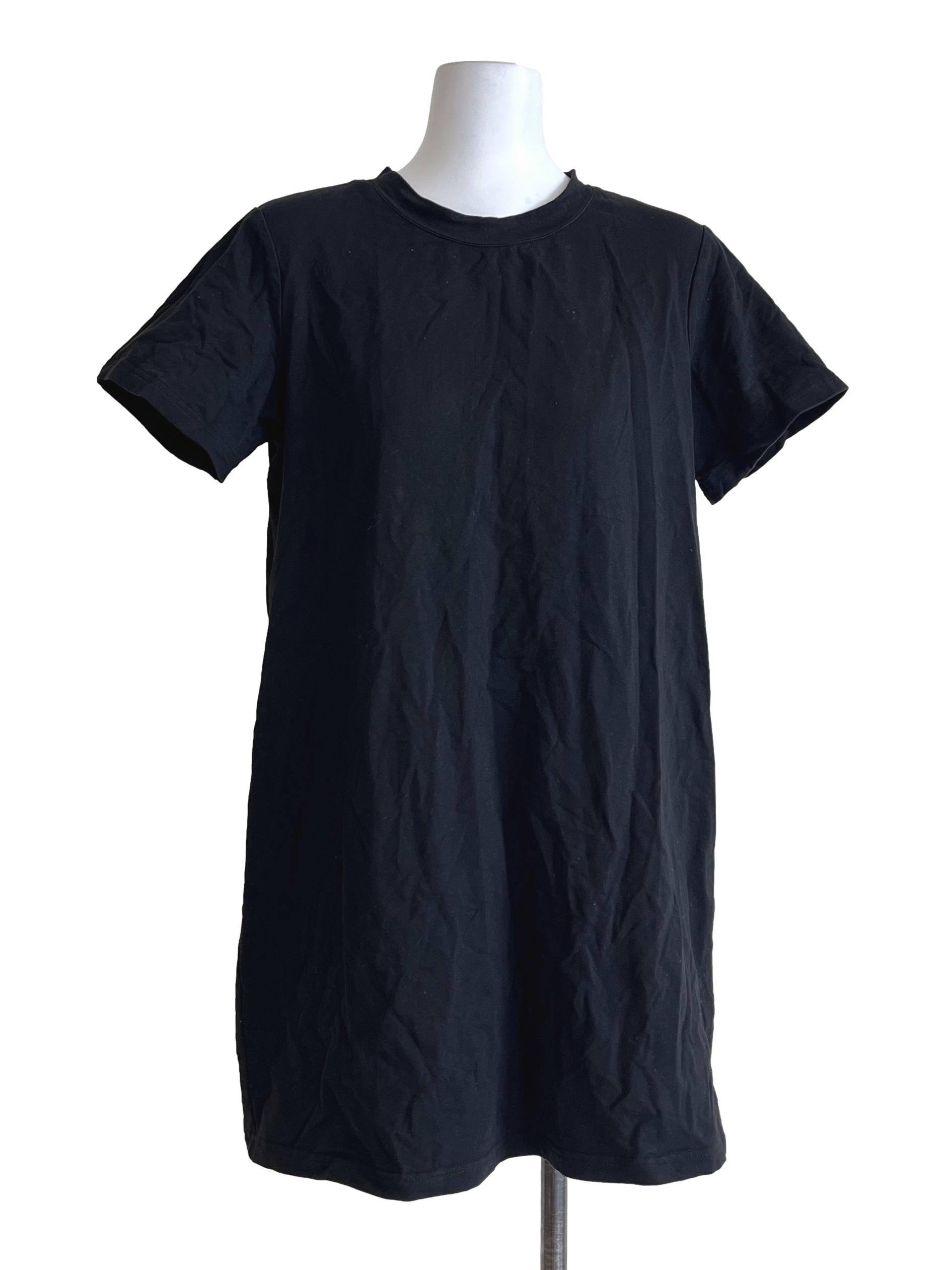 Jade Black Halter Short Sleeve Top TTR