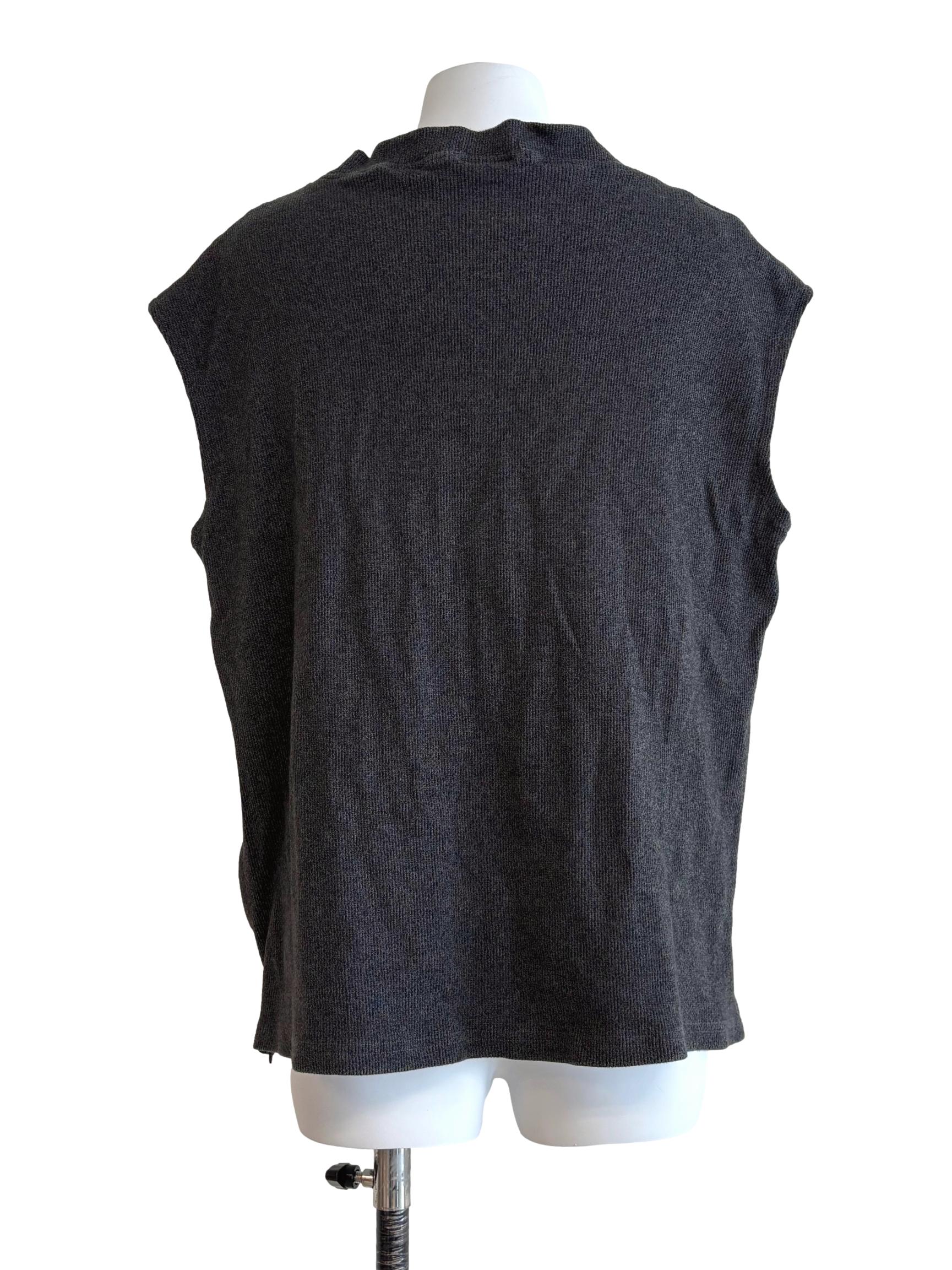 Shadow Grey Knit Vest