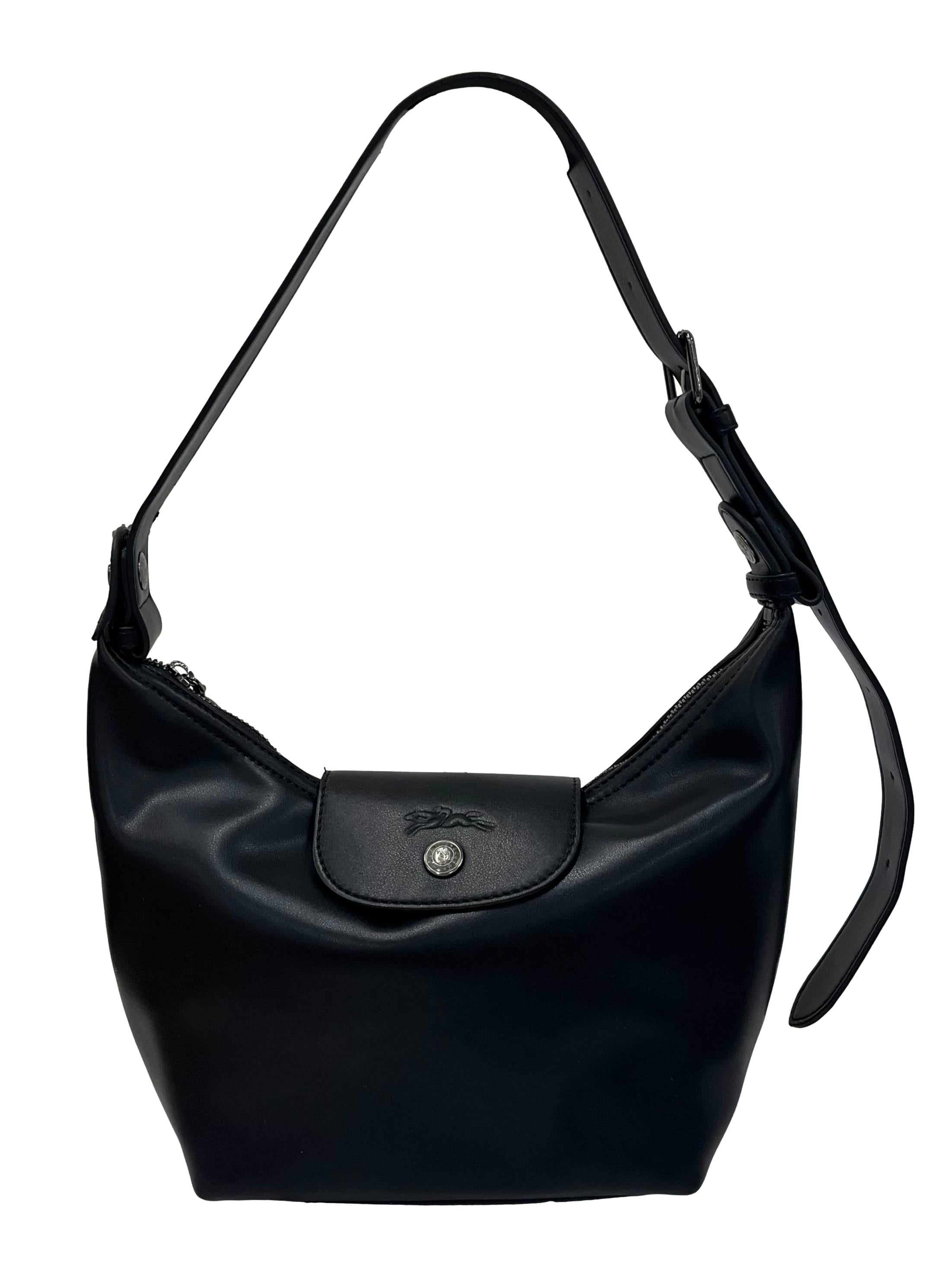 Le Pliage Cuir Crossbody Bag