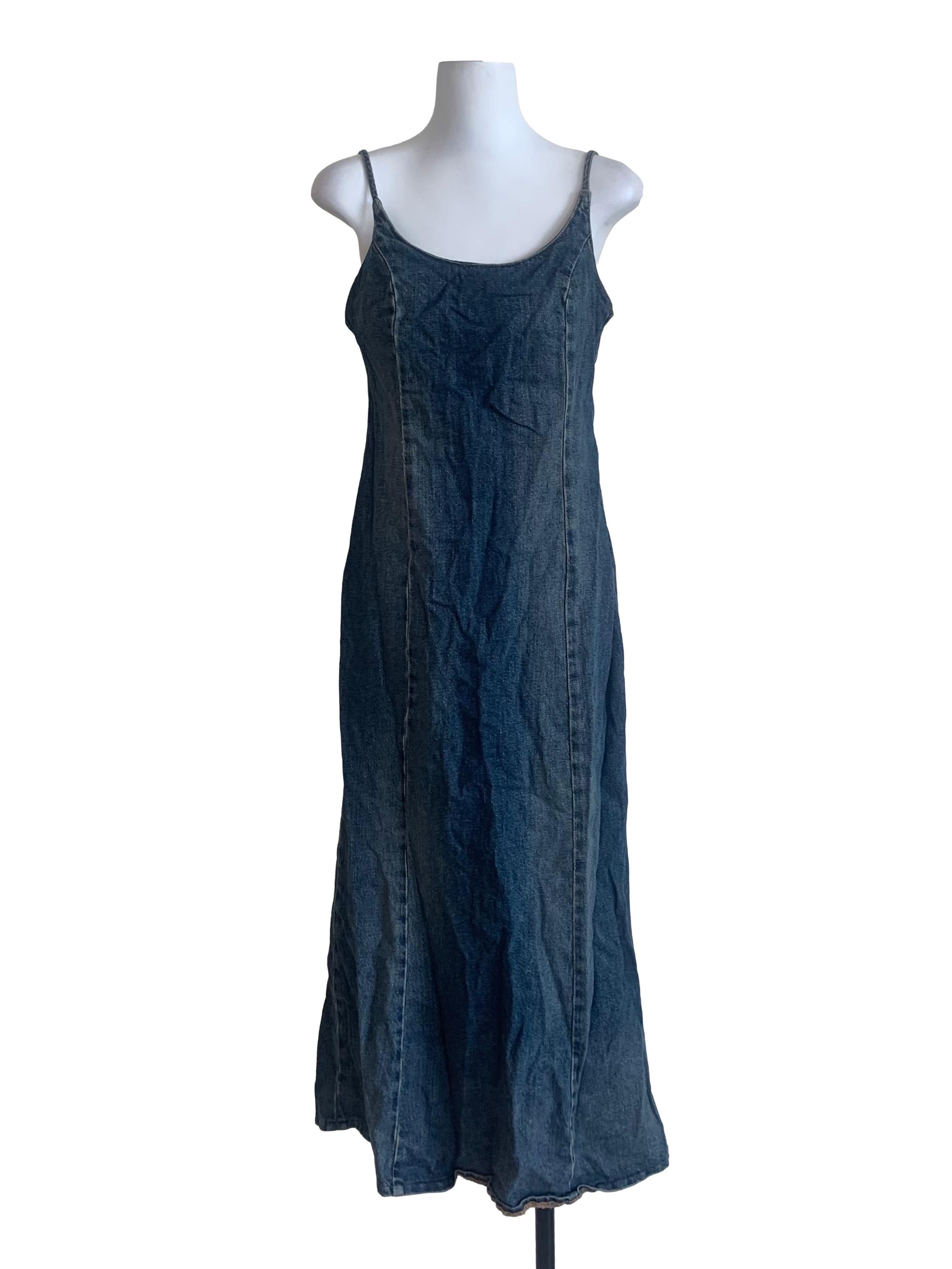 Denim Blue Sheath Dress