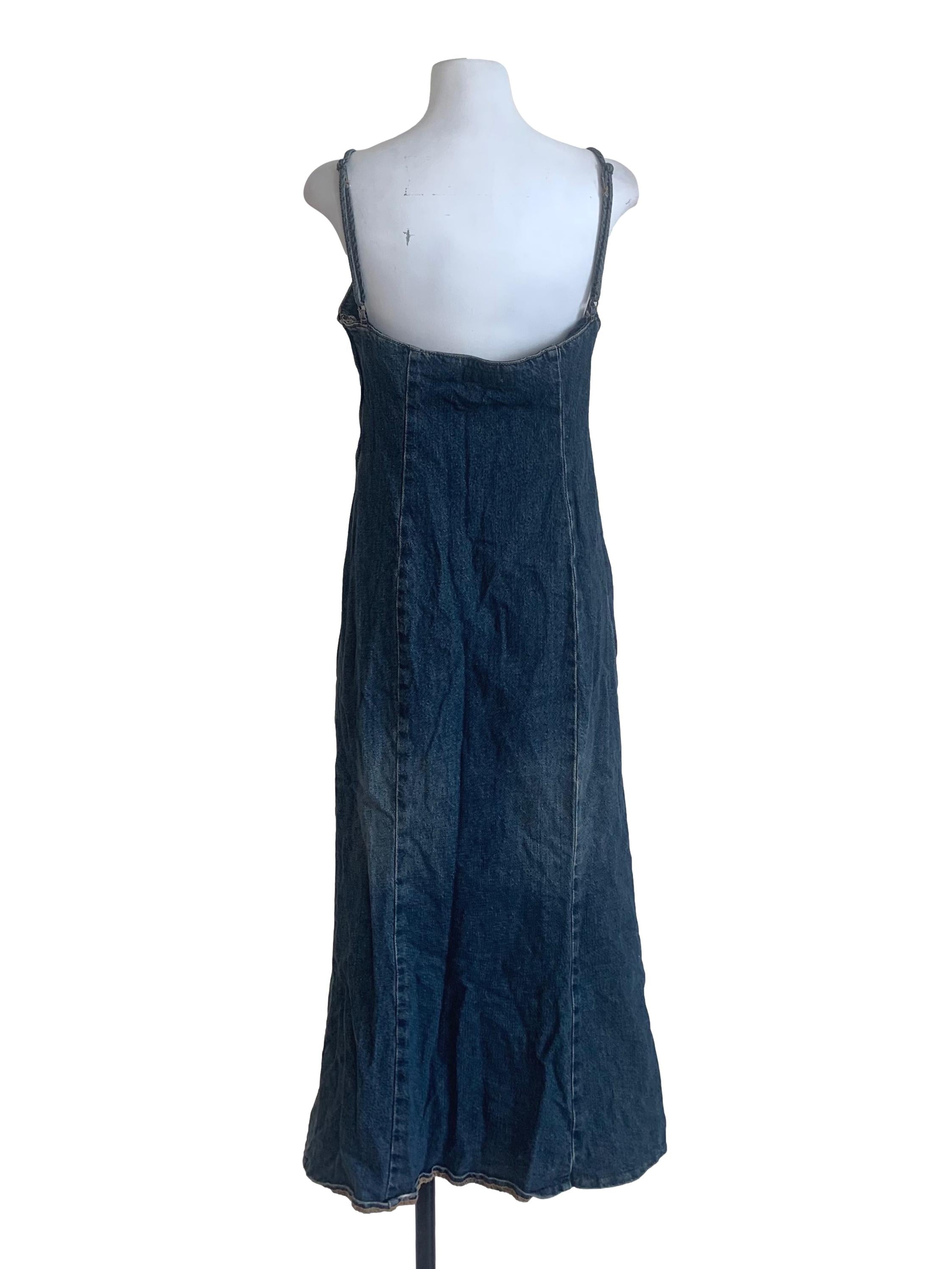 Denim Blue Sheath Dress