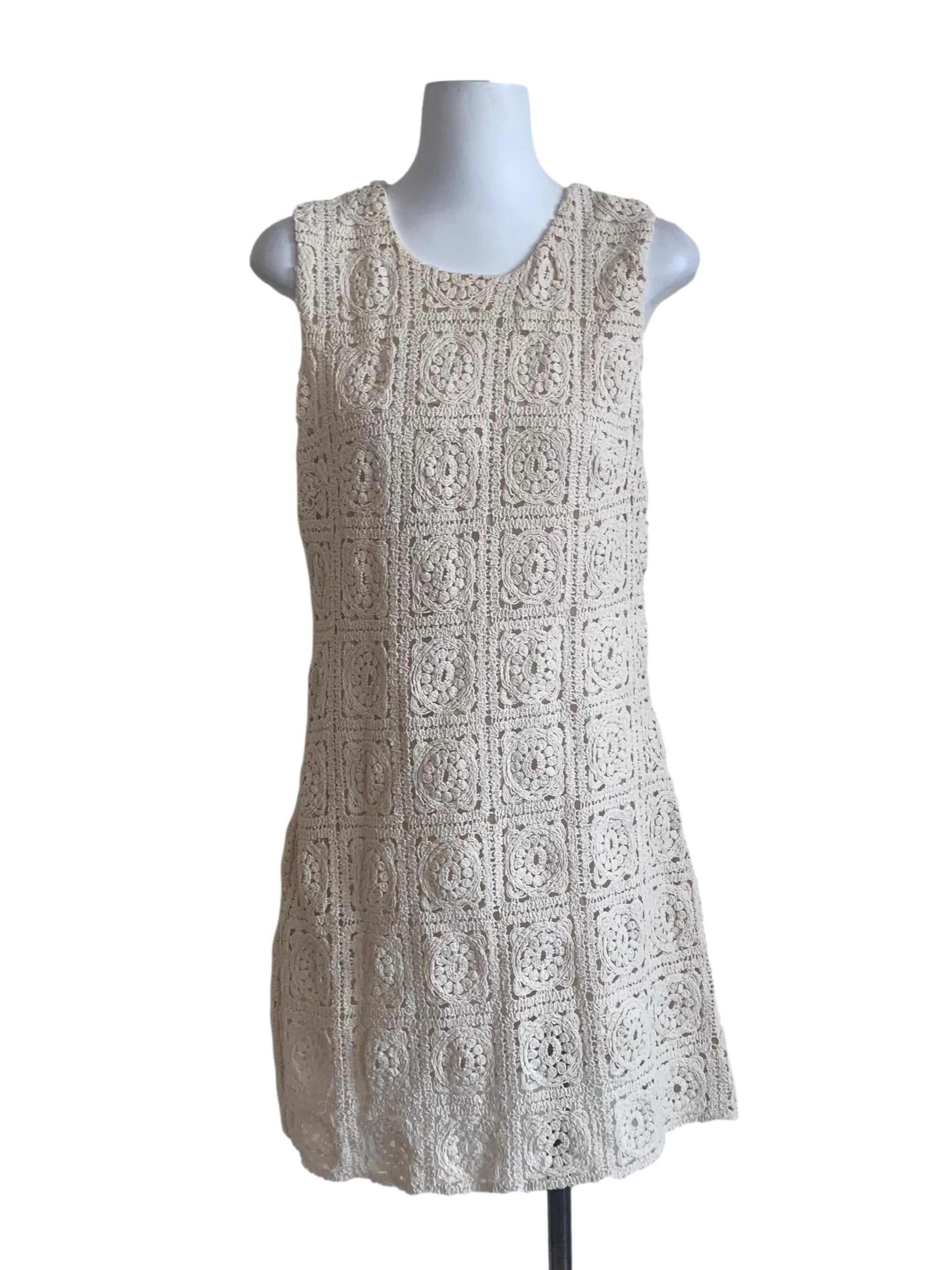 Coconut White Knitted Dress