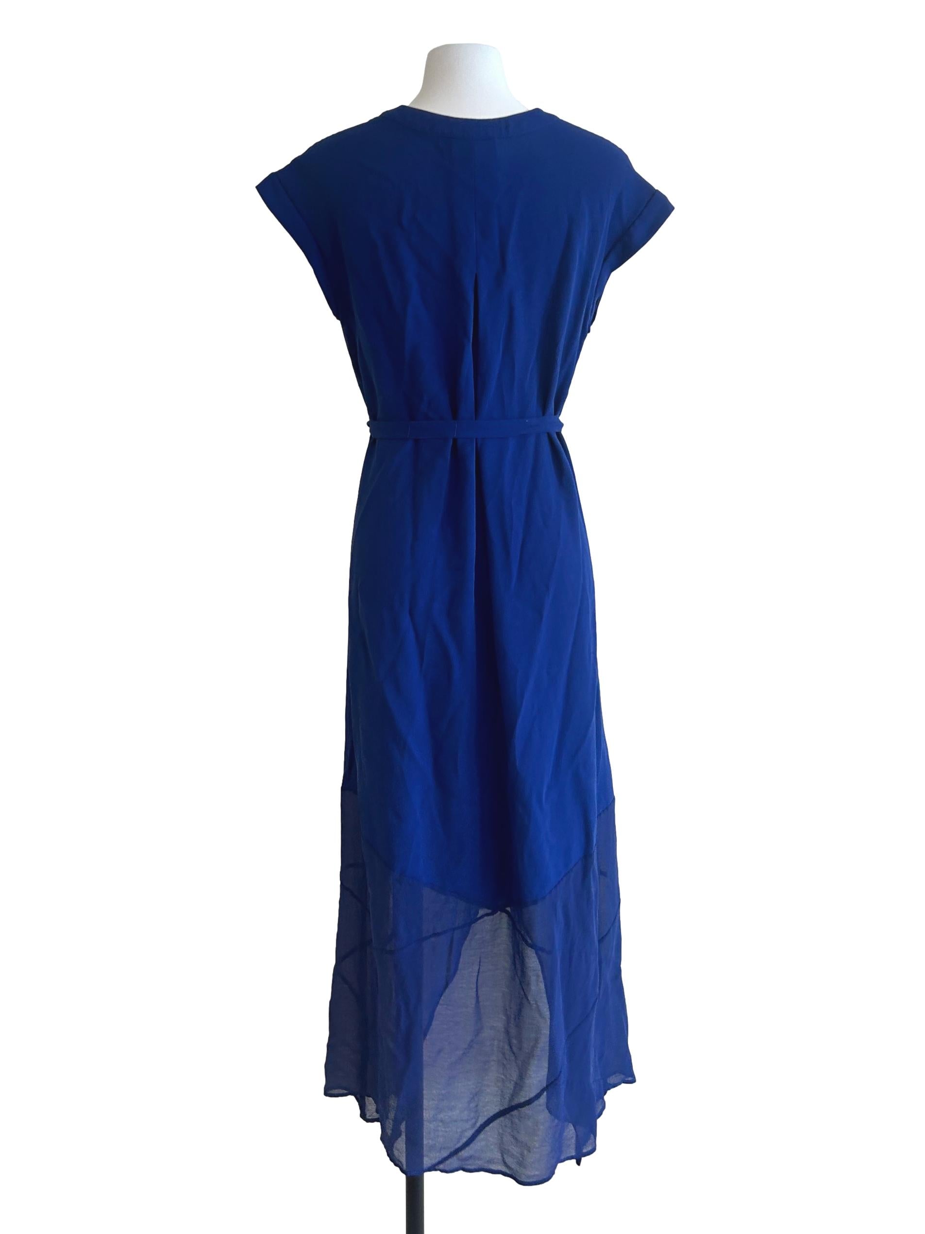 Azure Blue Chiffon Dress