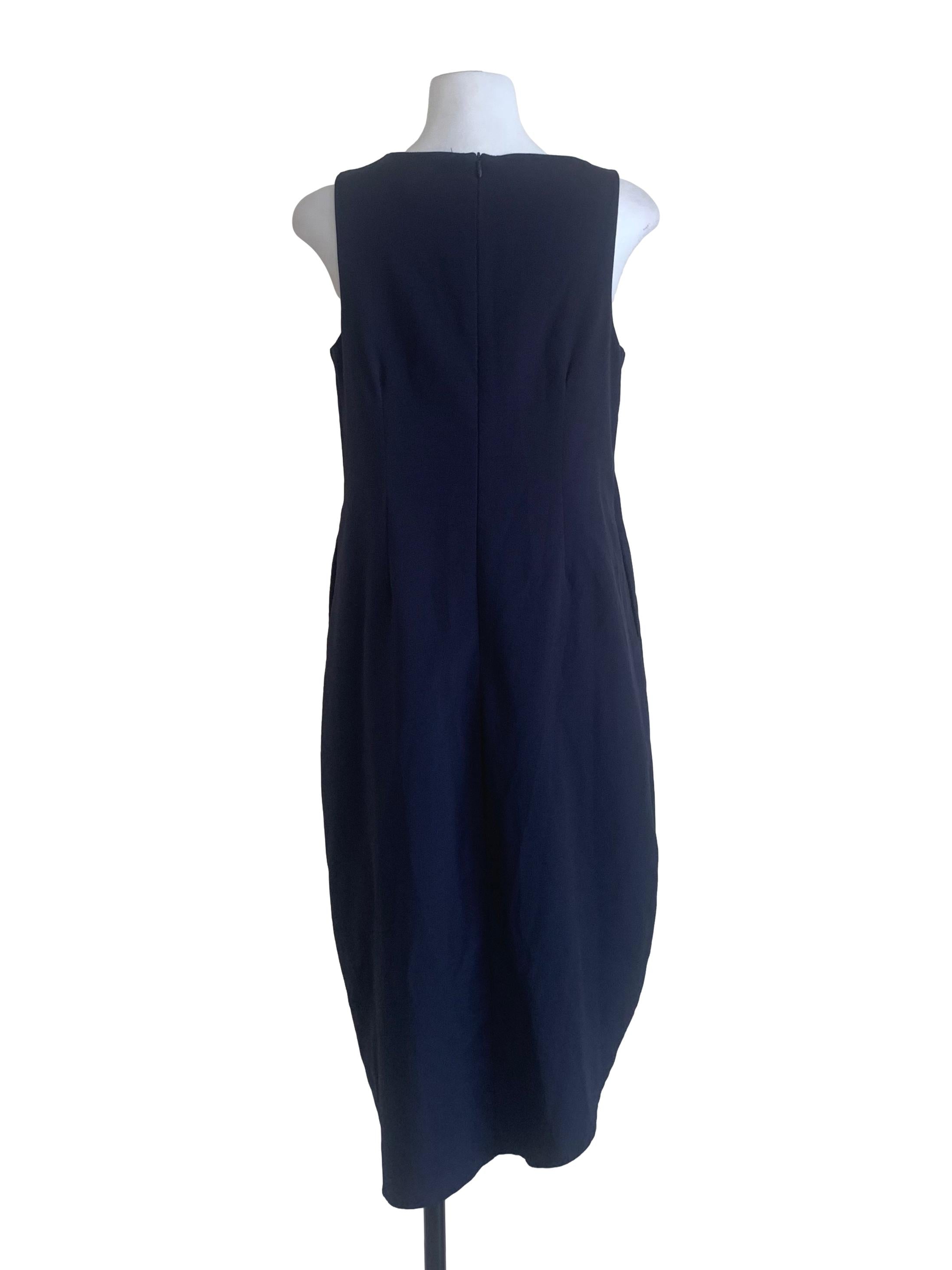 Berry Blue Asymmetrical Shift Dress
