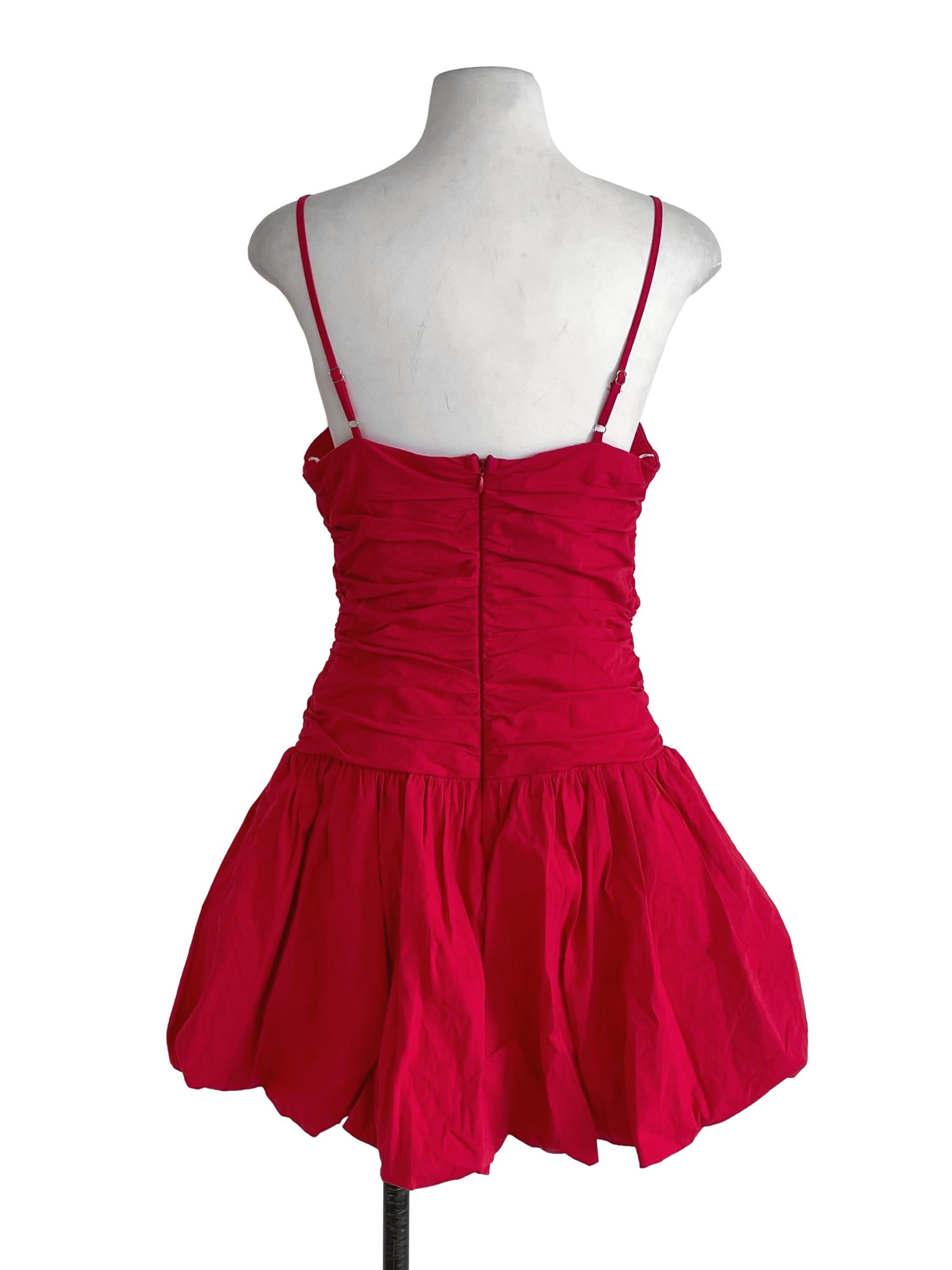 Apple Red Flower Bud Dress