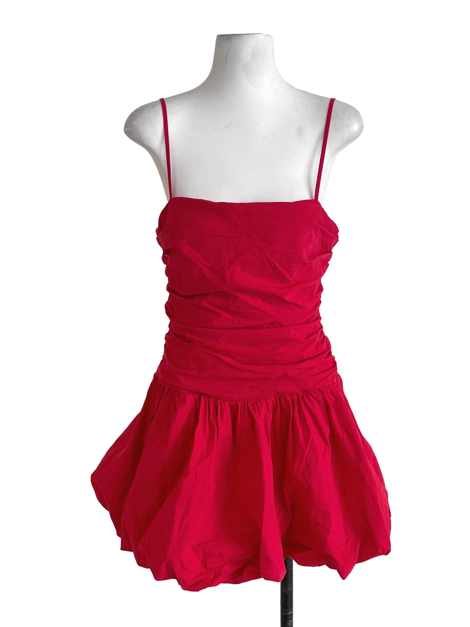 Apple Red Flower Bud Dress