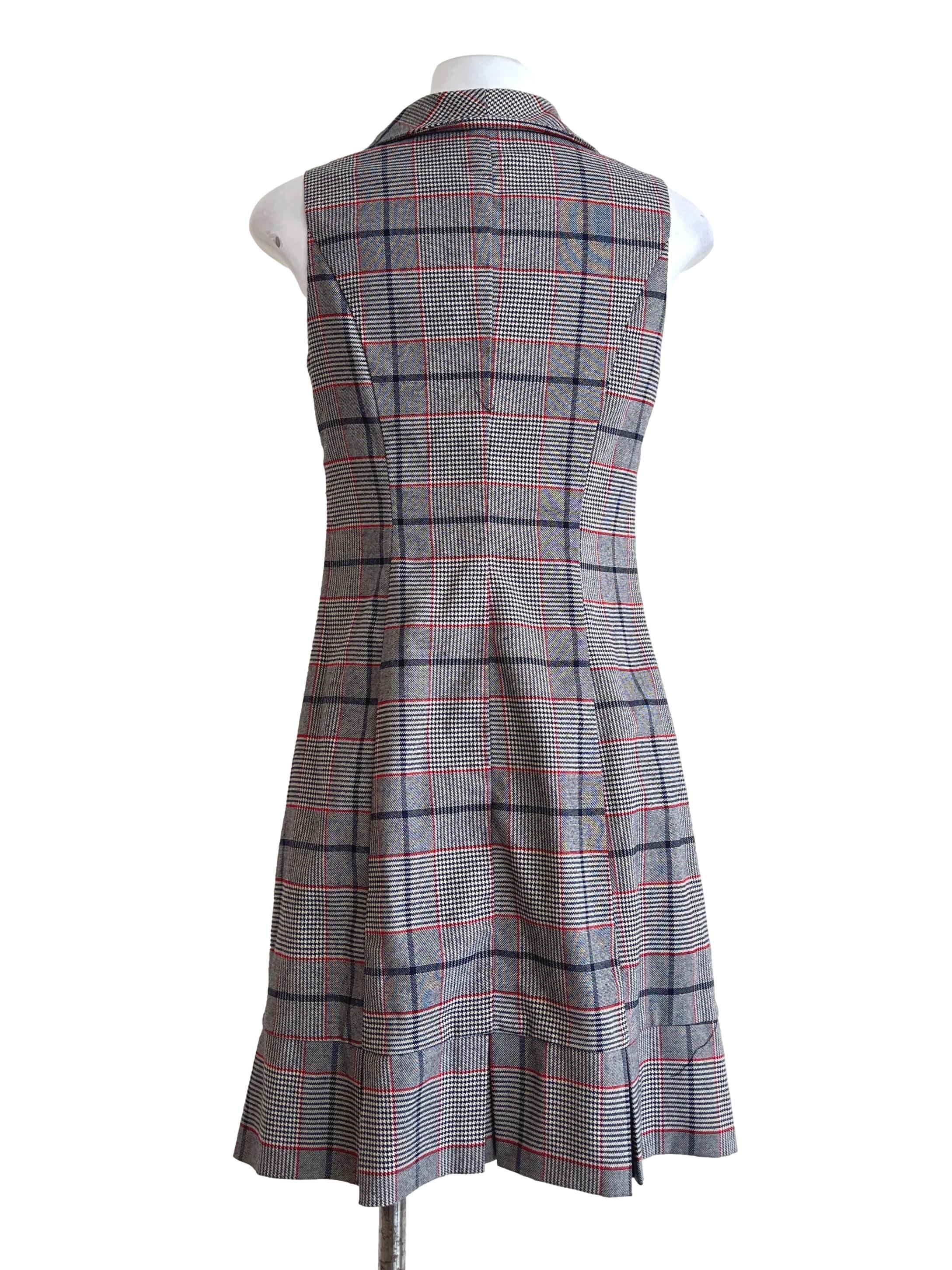 Fossil Grey Shirt Sleeveless Dress