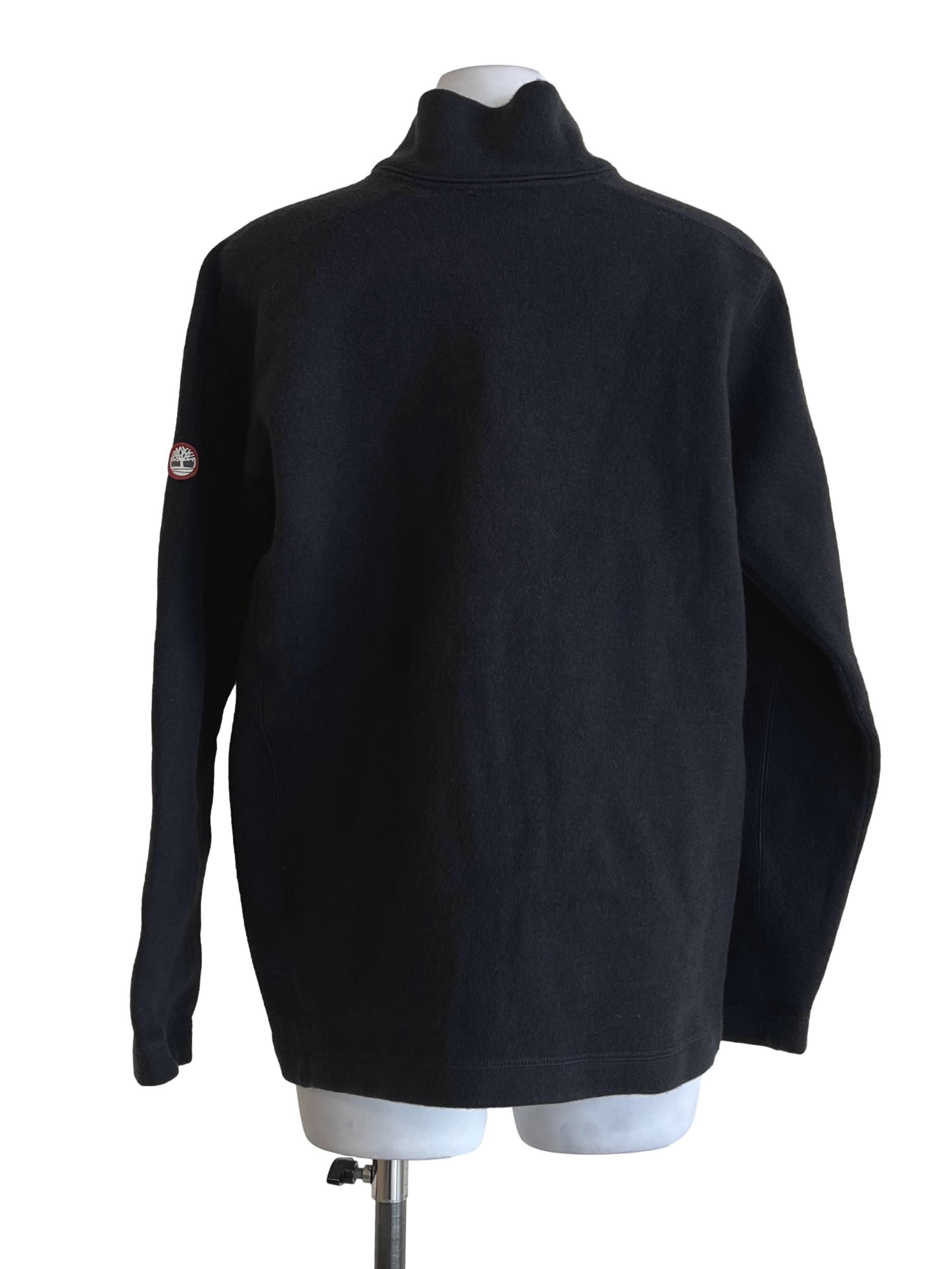 Crow Black High Neck Cardigan