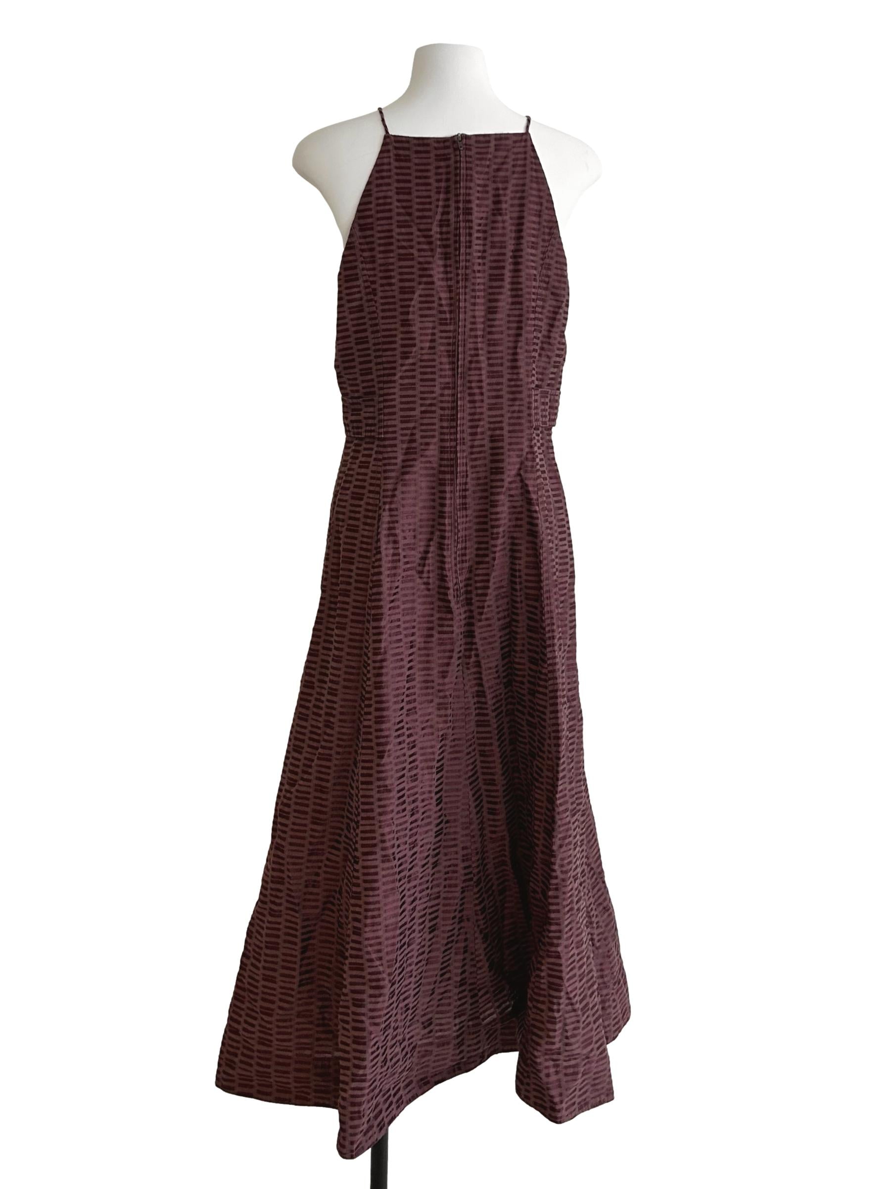 Hershey Brown Halter Dress