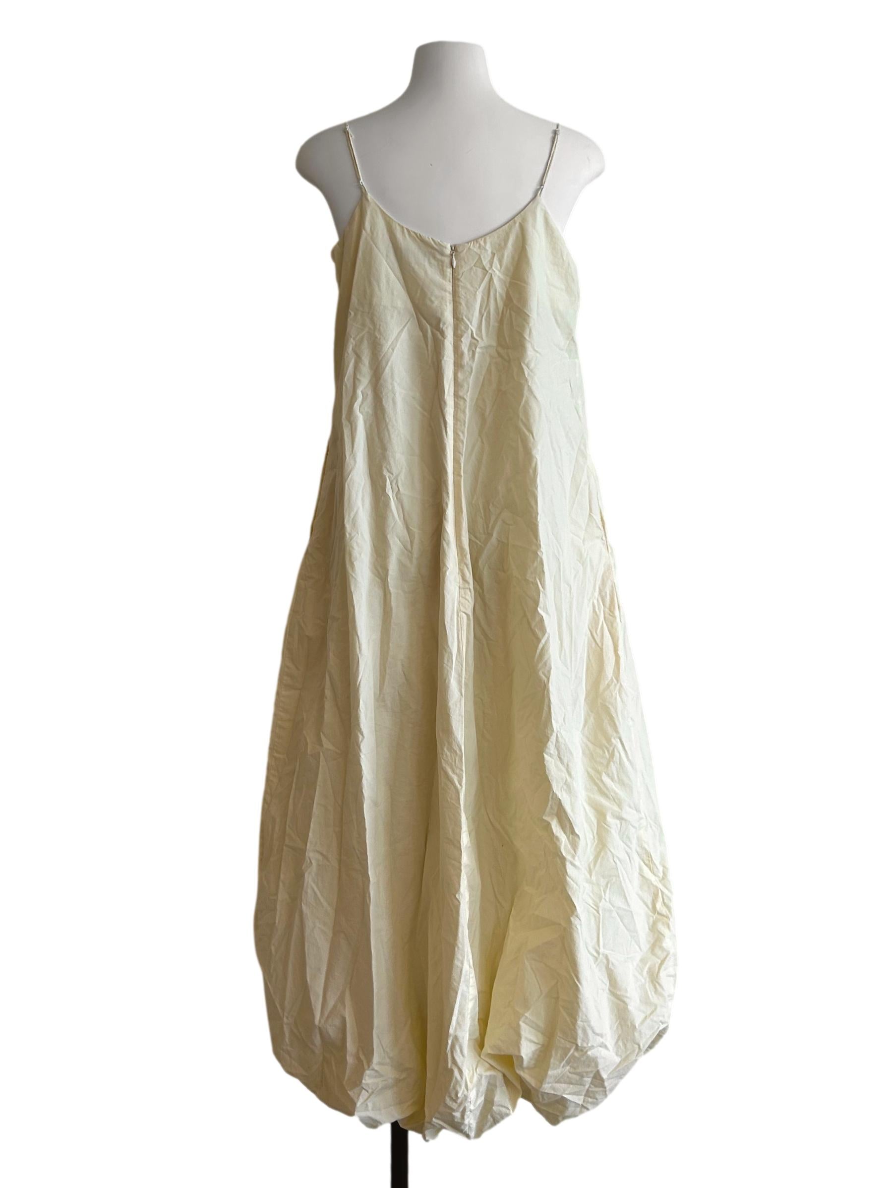 Light Yellow Balloon Dress