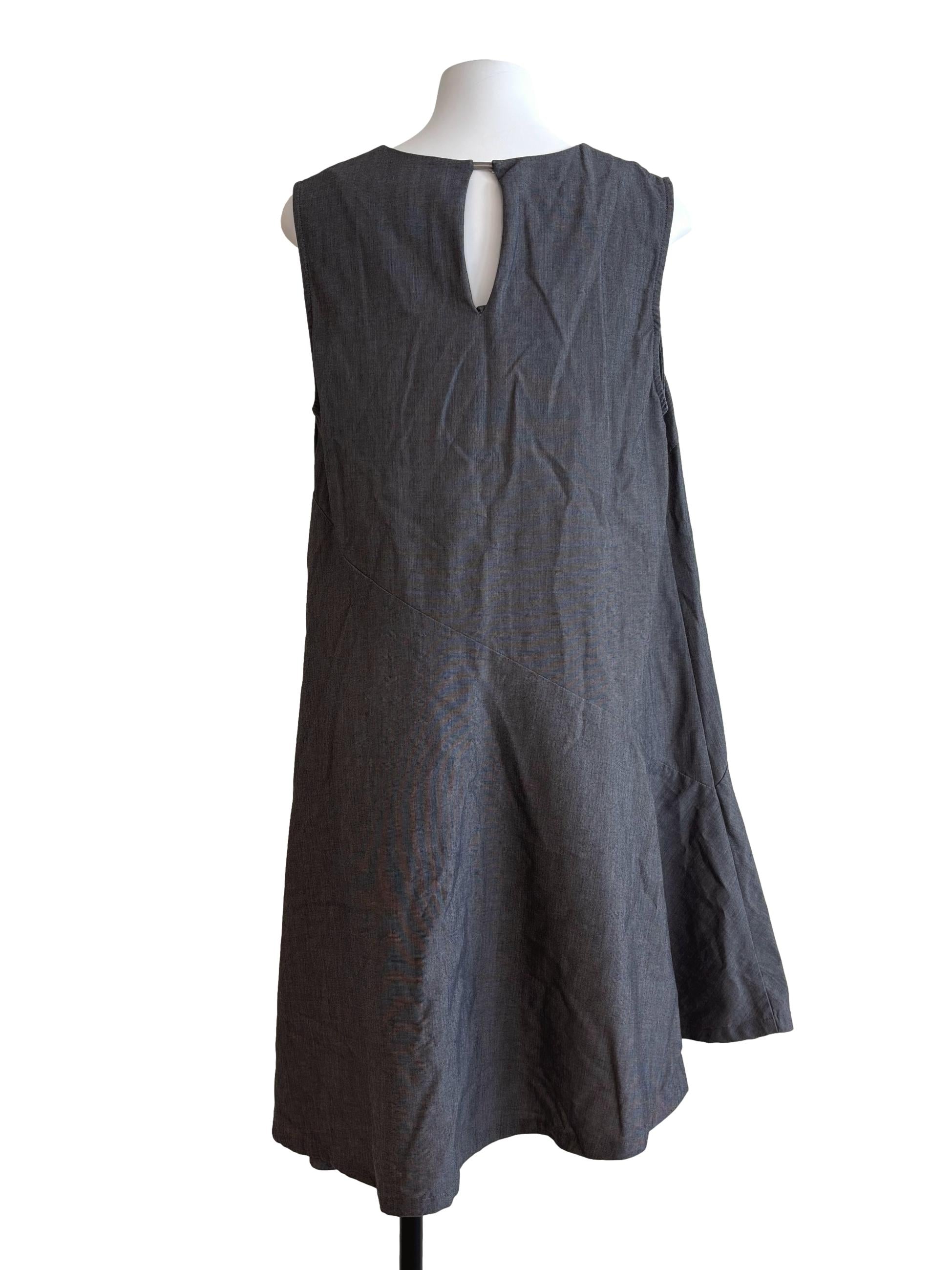 Fossil Grey Sleeveless Shift Dress